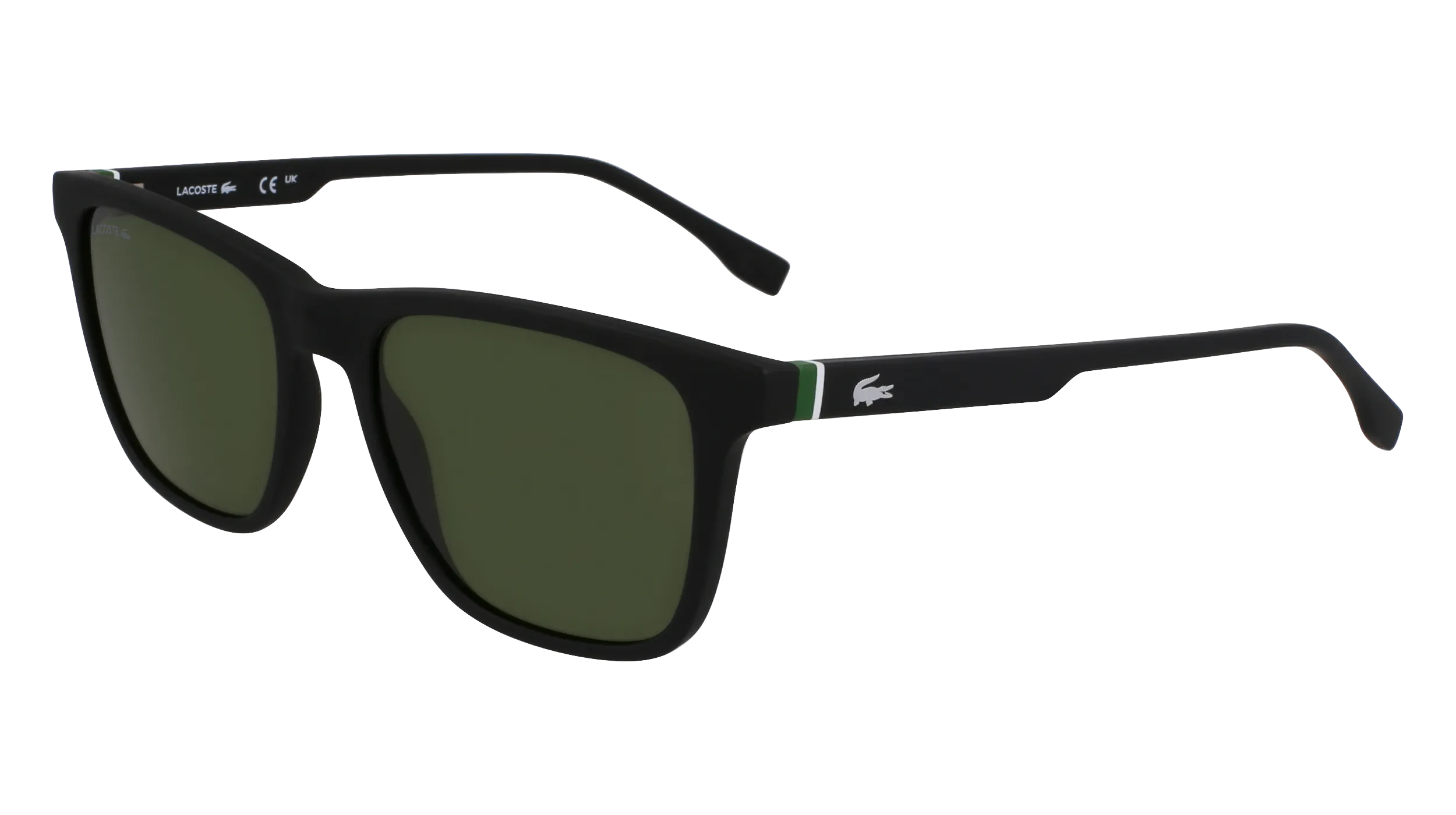 Lacoste L6041S 002 Occhiali da sole Bio-iniettato Nero Squadrata Normale - immagine 1