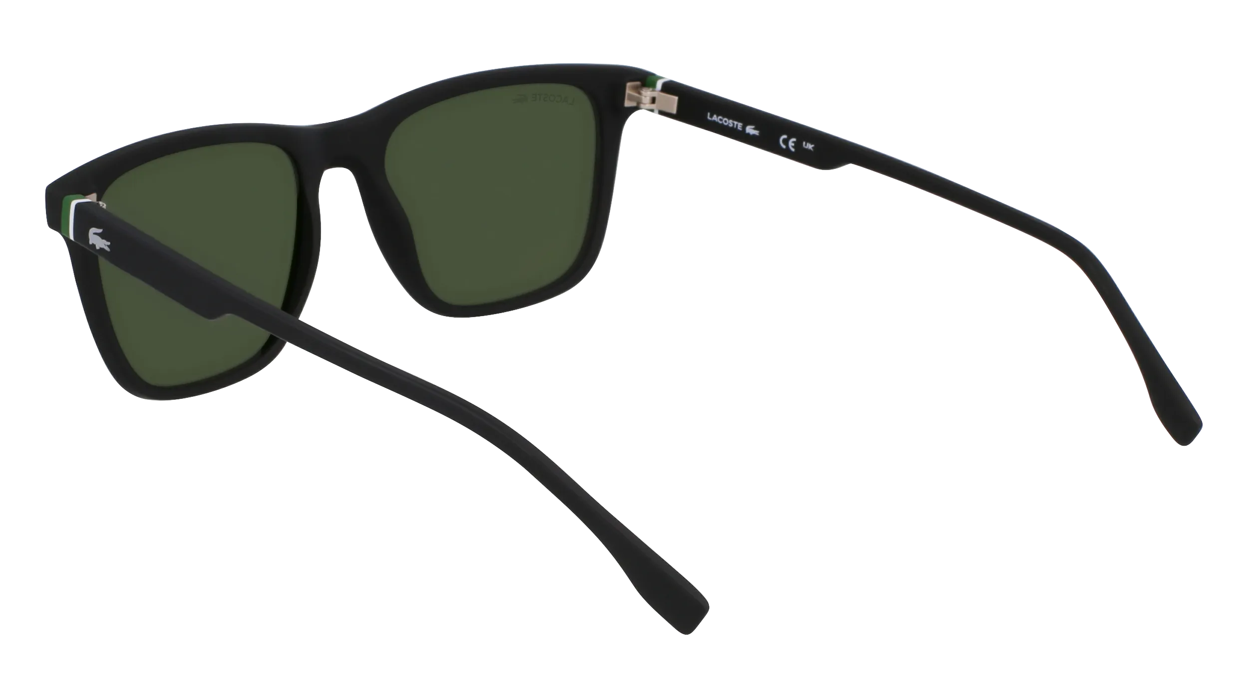 Lacoste L6041S 002 Occhiali da sole Bio-iniettato Nero Squadrata Normale - immagine 3