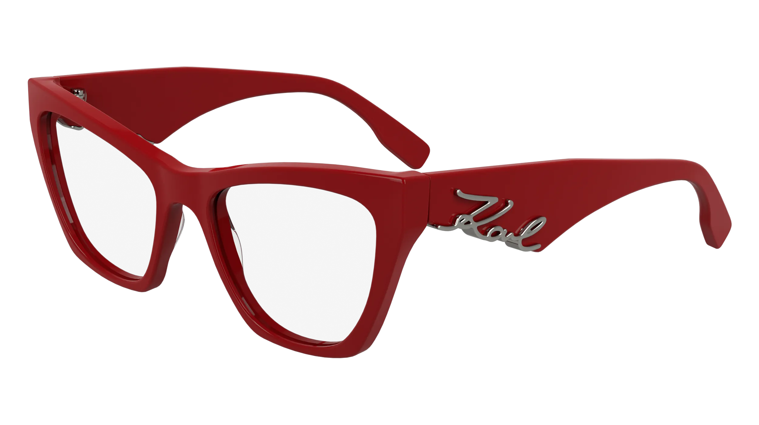 Karl Lagerfeld KL6171 600 Montature da vista Acetato Rosso Cat Eye Normale - immagine 1