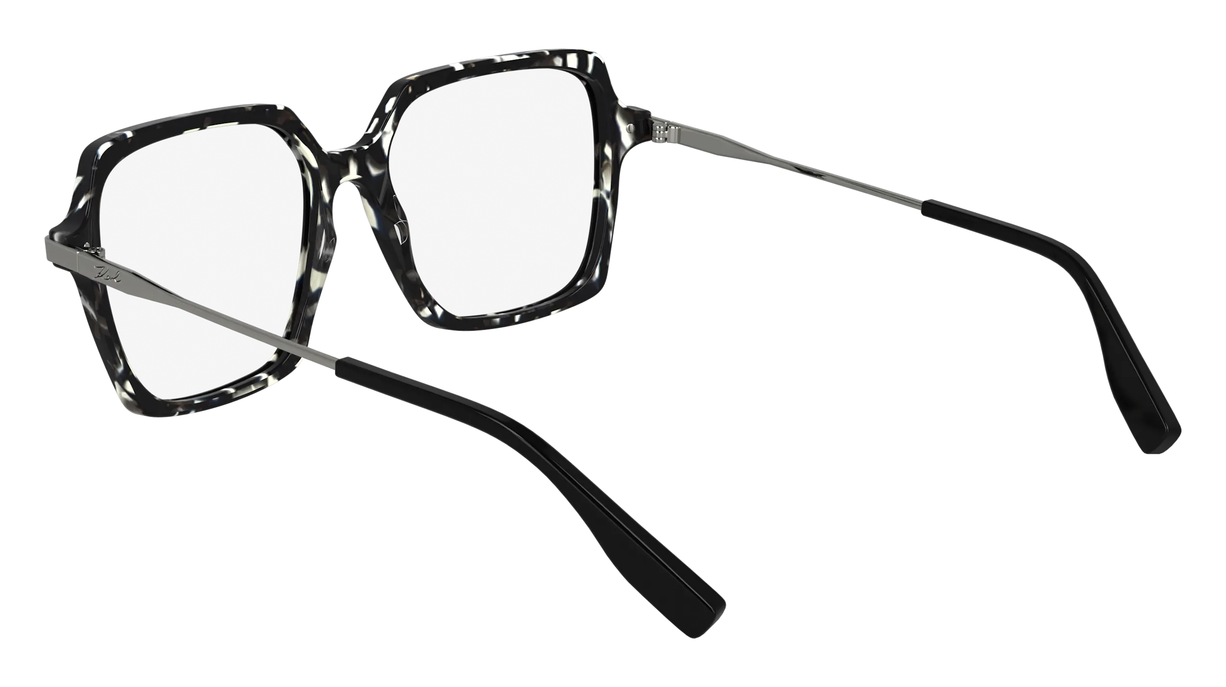 Karl Lagerfeld KL6172 016 Montature da vista Acetato Nero Squadrata Normale - immagine 3