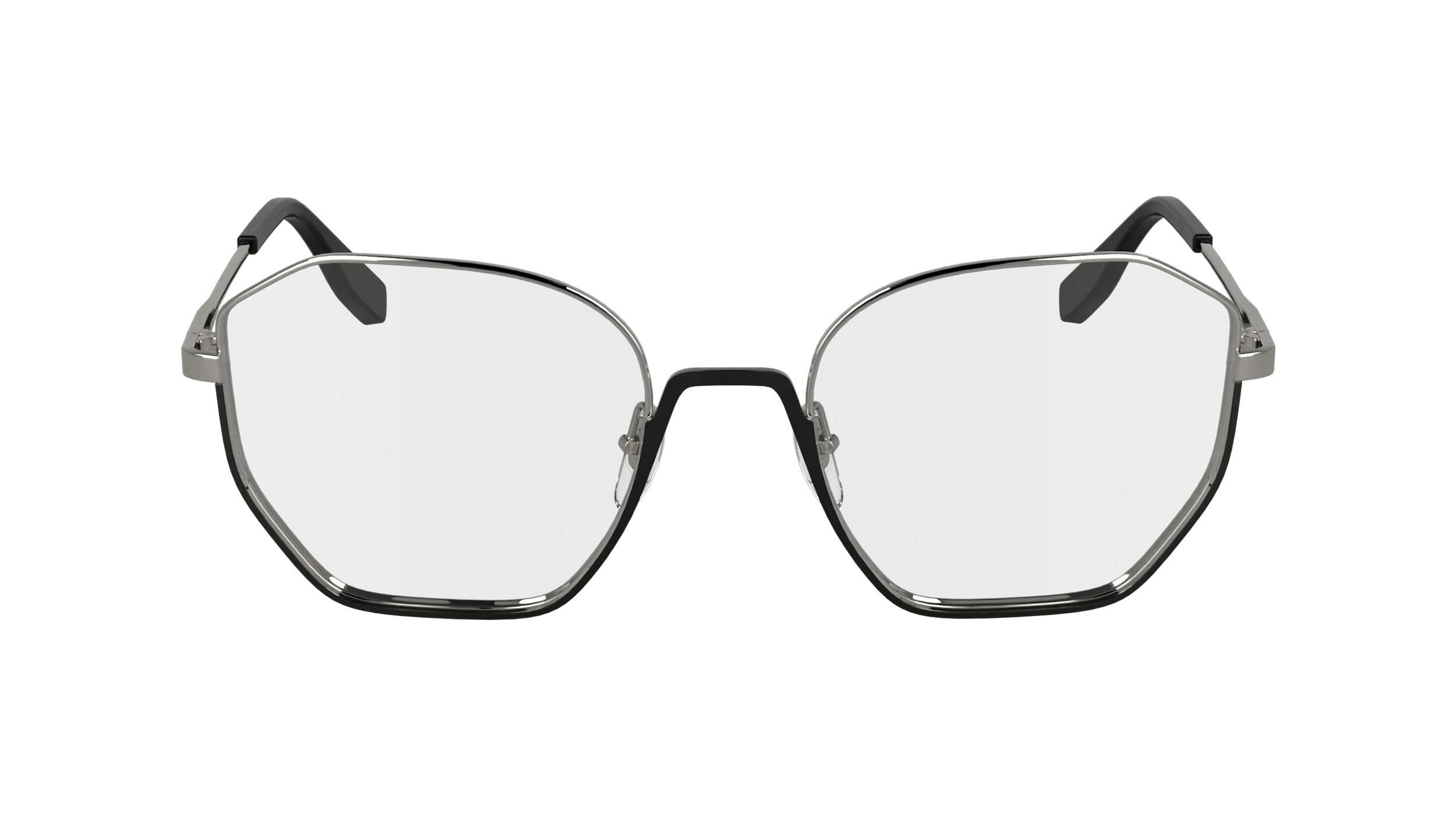 Karl Lagerfeld KL356 044 Montature da vista Metallo Nero Squadrata Normale - immagine 2