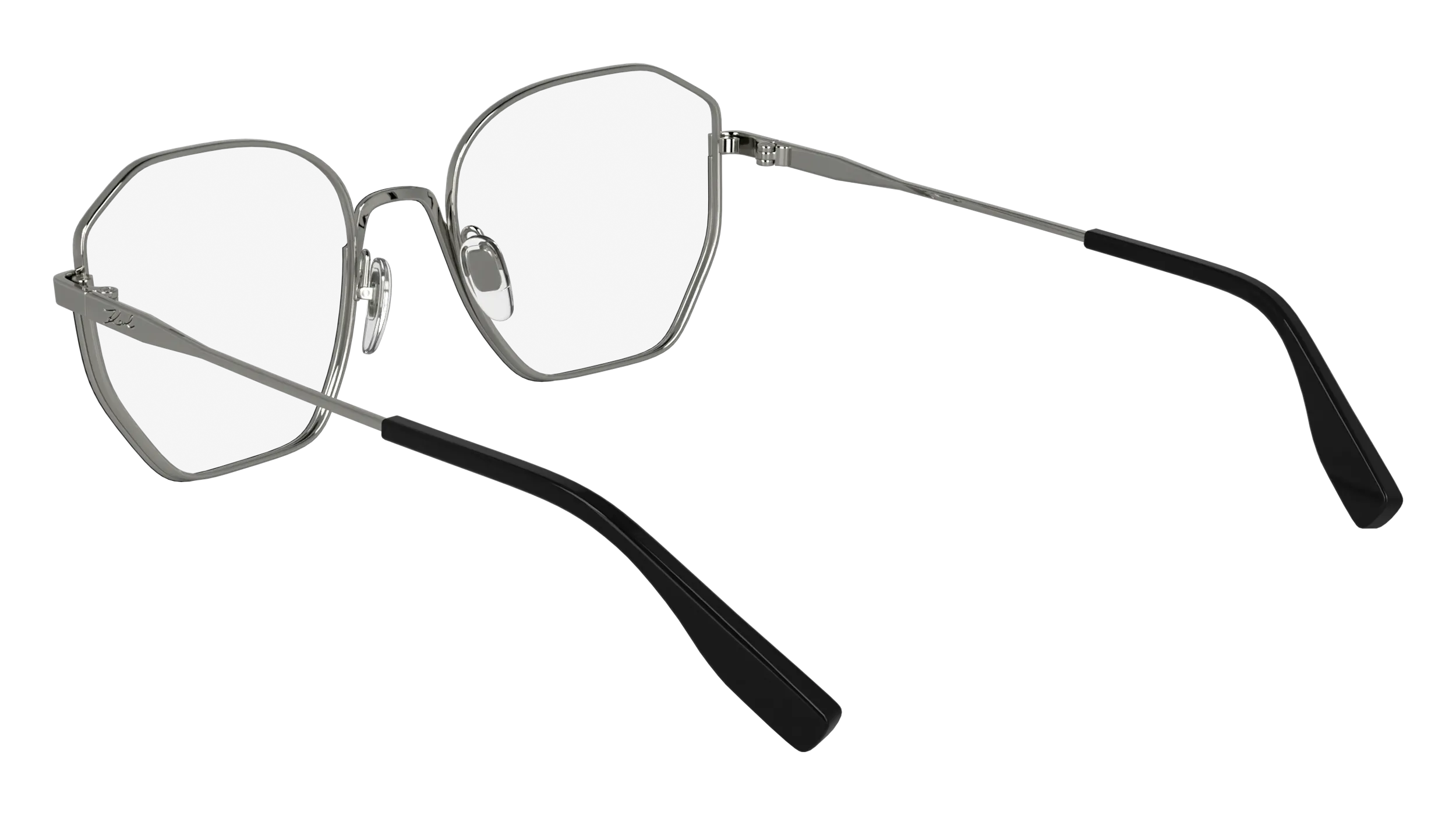 Karl Lagerfeld KL356 044 Montature da vista Metallo Nero Squadrata Normale - immagine 3