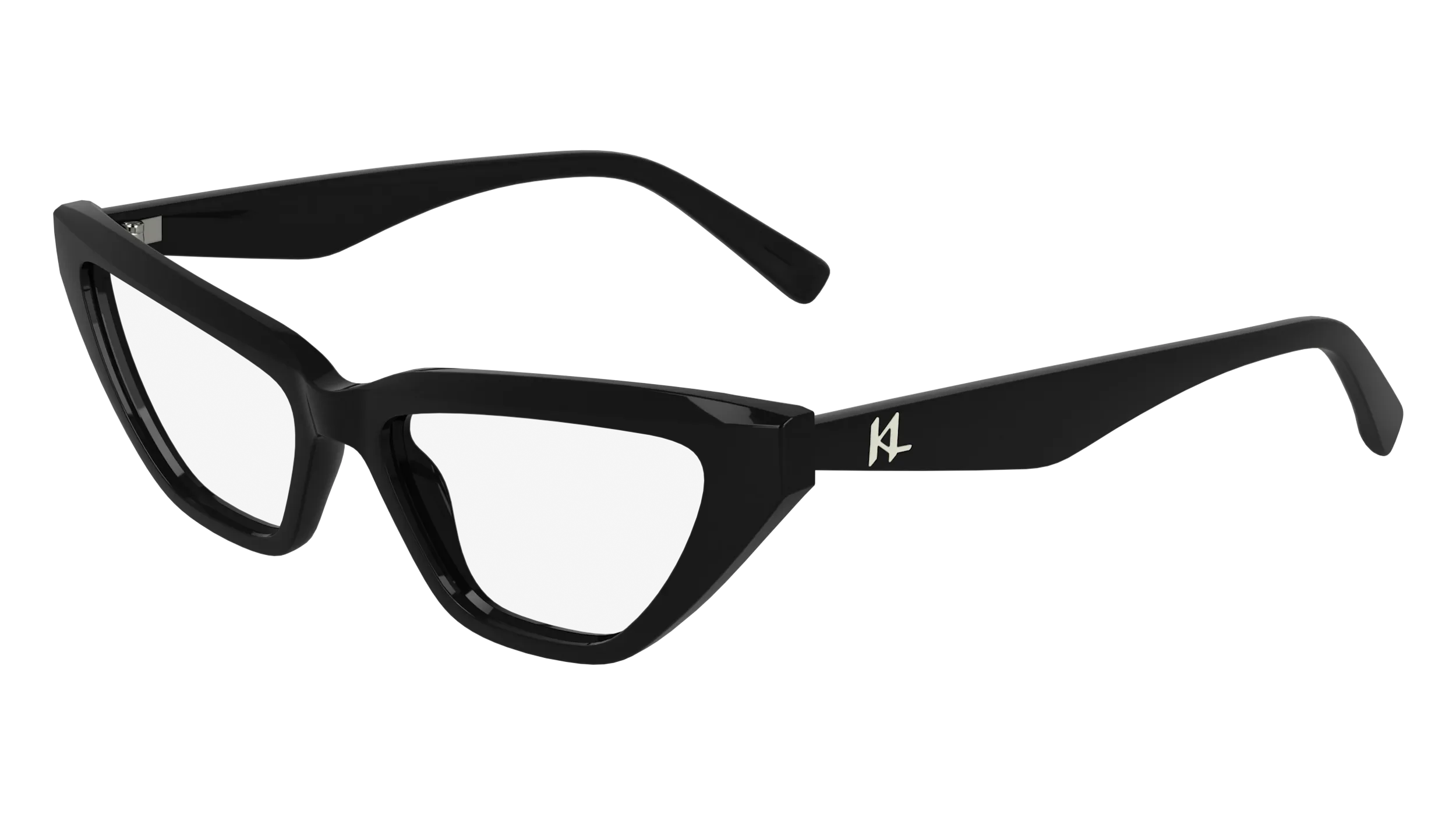Karl Lagerfeld KL6175 001 Montature da vista Bio-iniettato Nero Cat Eye Normale - immagine 1