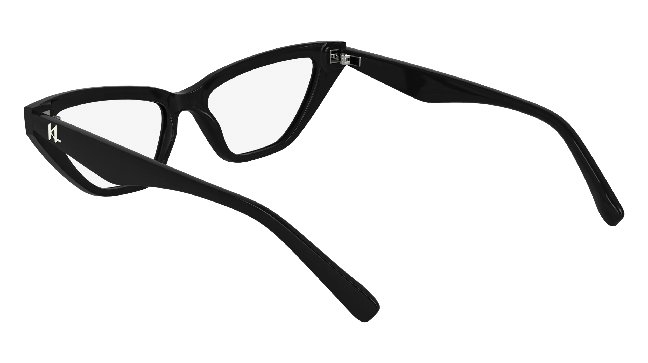 Karl Lagerfeld KL6175 001 Montature da vista Bio-iniettato Nero Cat Eye Normale - immagine 3