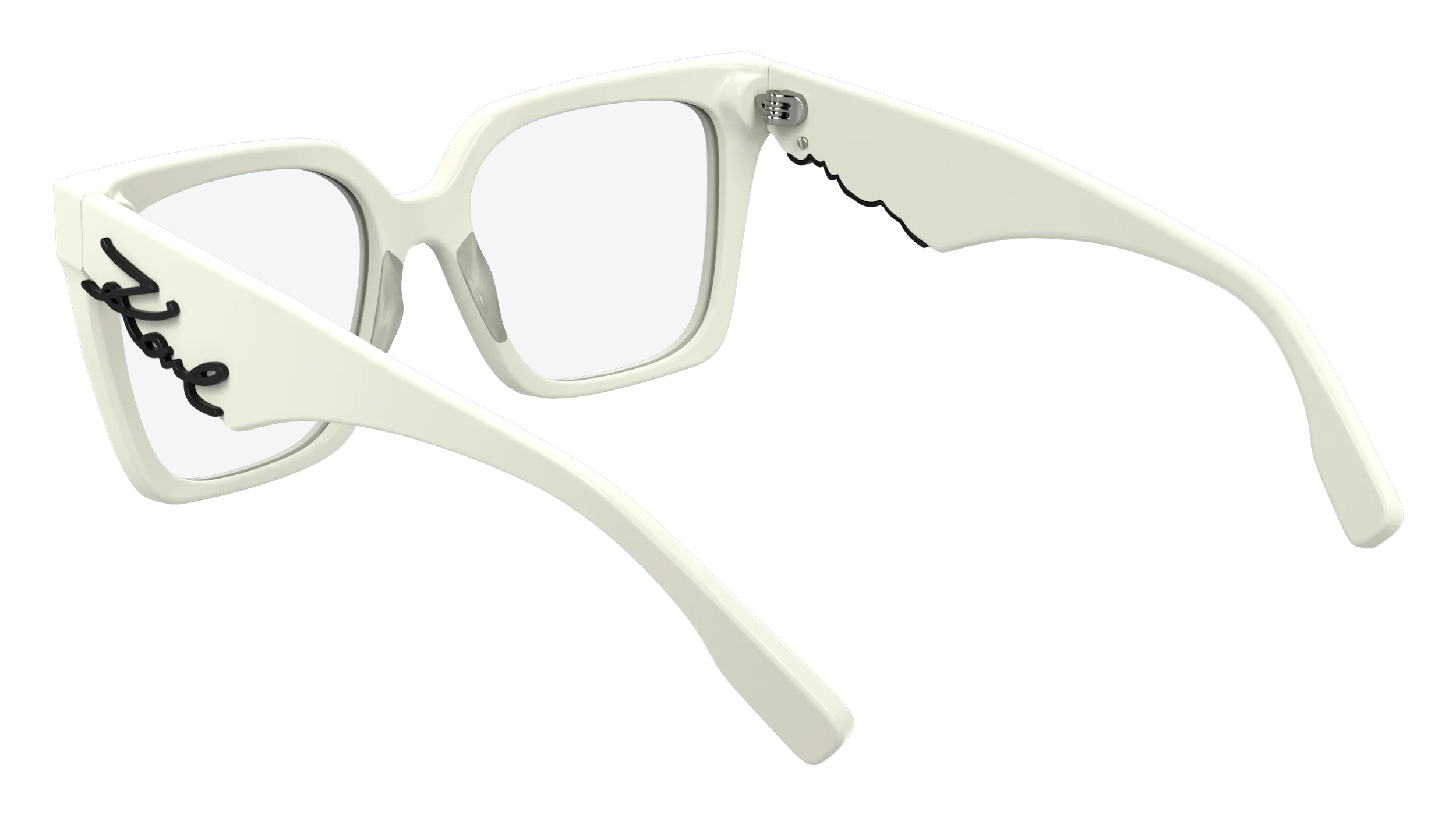 Karl Lagerfeld KL6170 105 Montature da vista Acetato Bianco Squadrata Normale - immagine 3