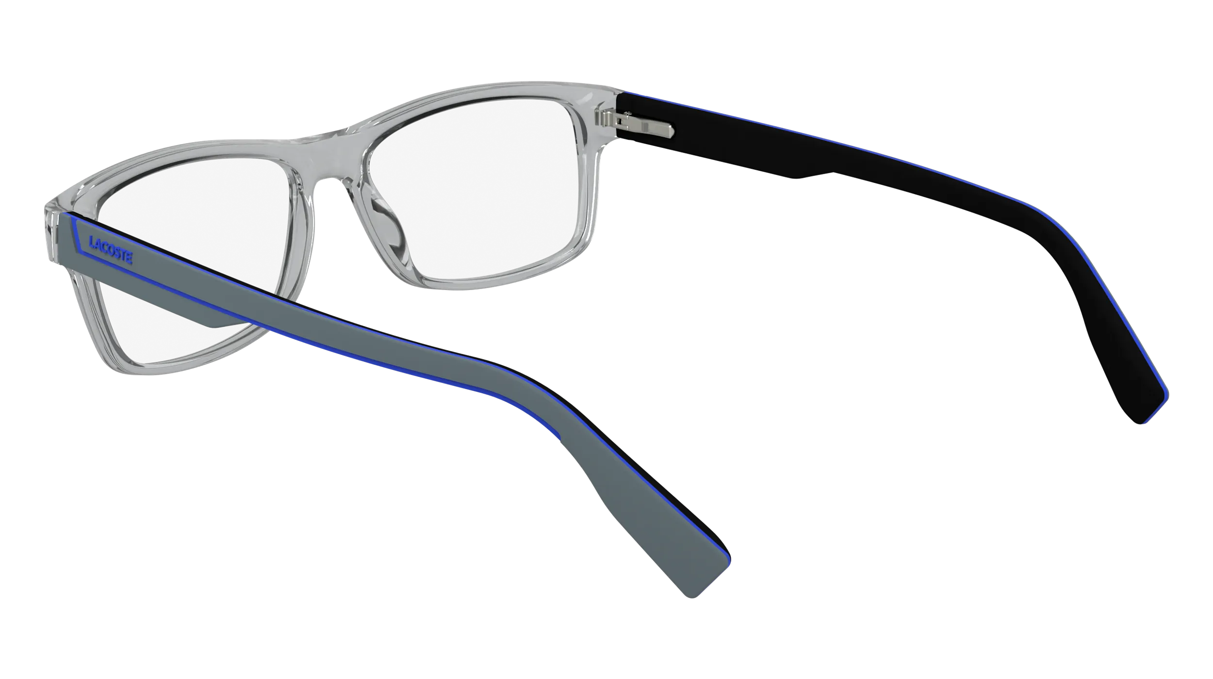Lacoste 038 Montature da vista Bio-iniettato Grigio Squadrata Normale - immagine 3