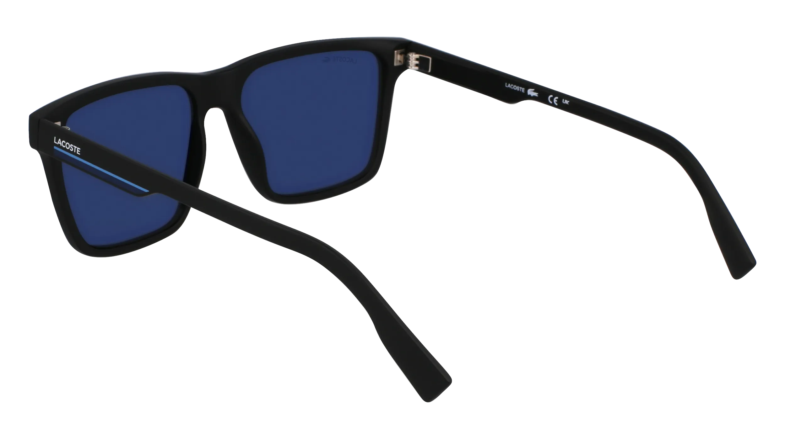 Lacoste L6039S 002 Occhiali da sole Bio-iniettato Nero Squadrata Normale - immagine 3