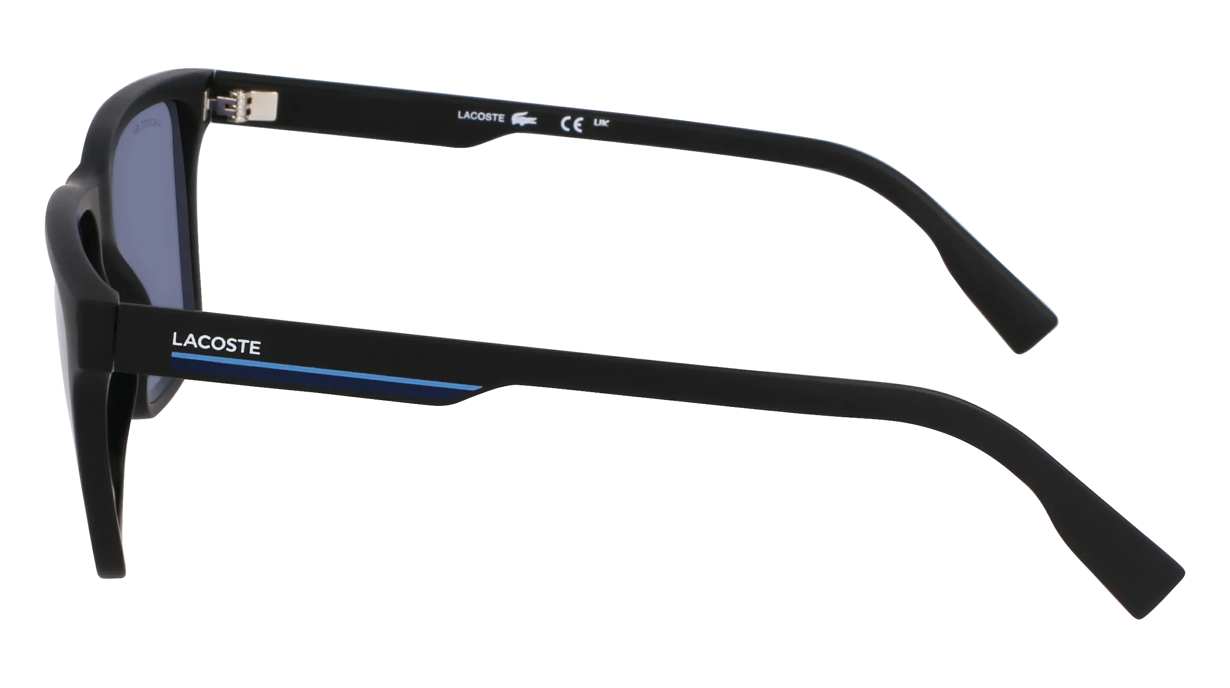 Lacoste L6039S 002 Occhiali da sole Bio-iniettato Nero Squadrata Normale - immagine 4