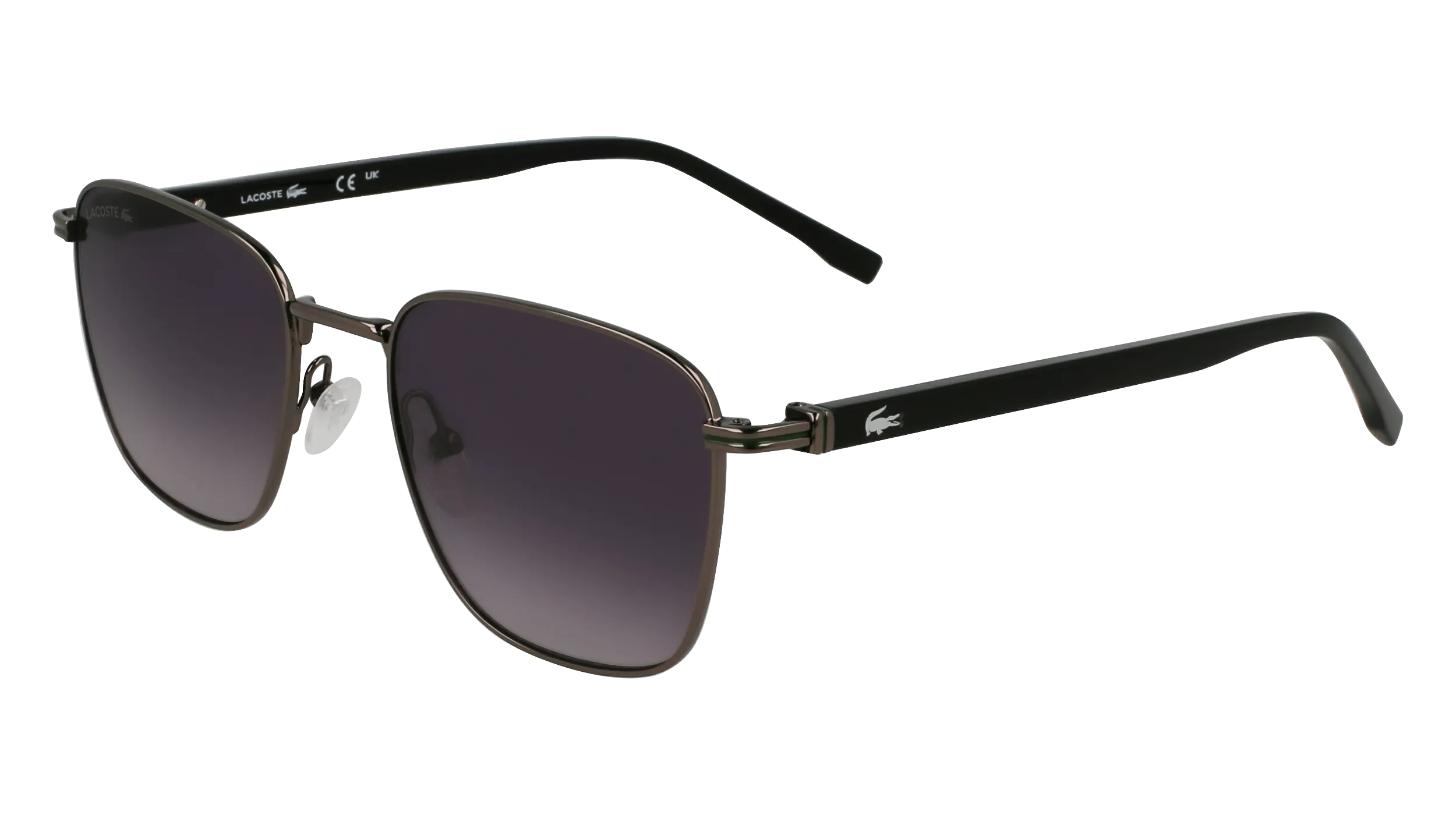 Lacoste L265S 033 Occhiali da sole Metallo Canna di fucile Squadrata Normale Sfumato - immagine 1
