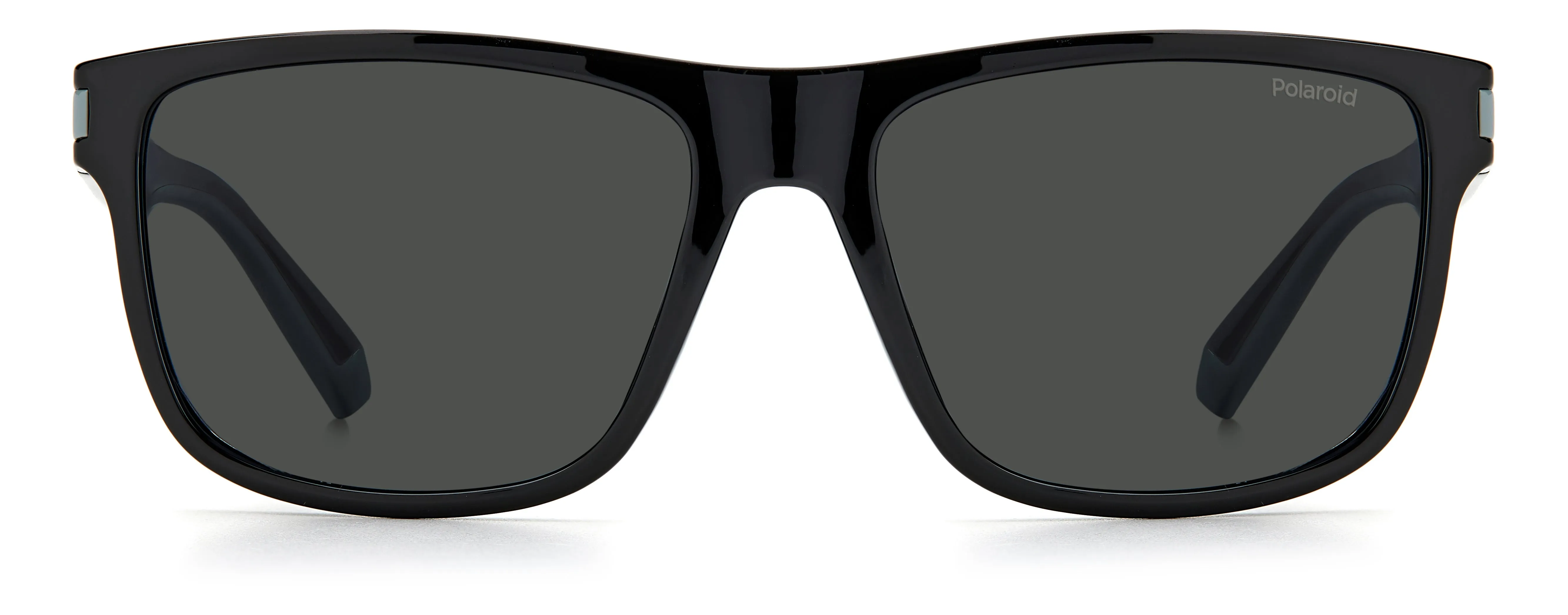 Polaroid PLD 2123/S 08A/M9 Occhiali da sole Plastica Nero Grigio Squadrata - immagine 2