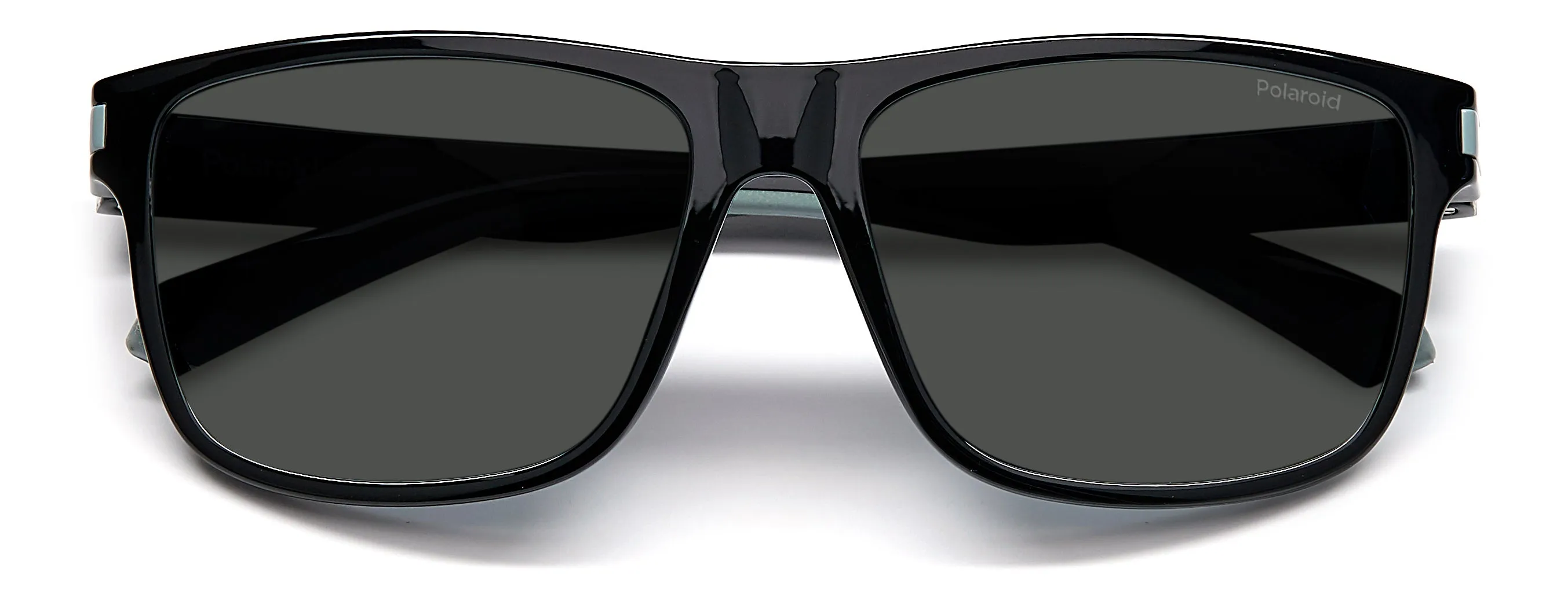 Polaroid PLD 2123/S 08A/M9 Occhiali da sole Plastica Nero Grigio Squadrata - immagine 3