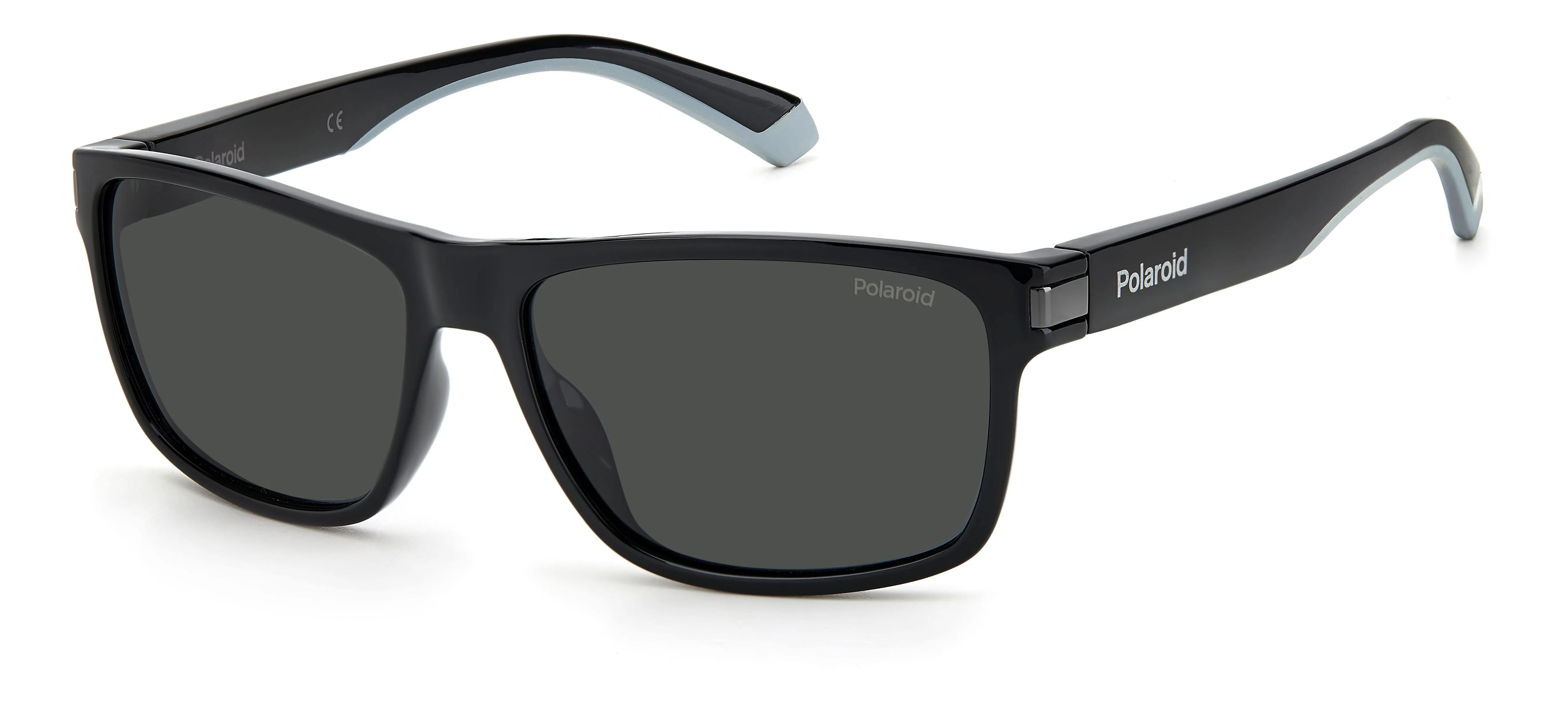 Polaroid PLD 2121/S 08A/M9 Occhiali da sole Plastica Nero Grigio Squadrata - immagine 1