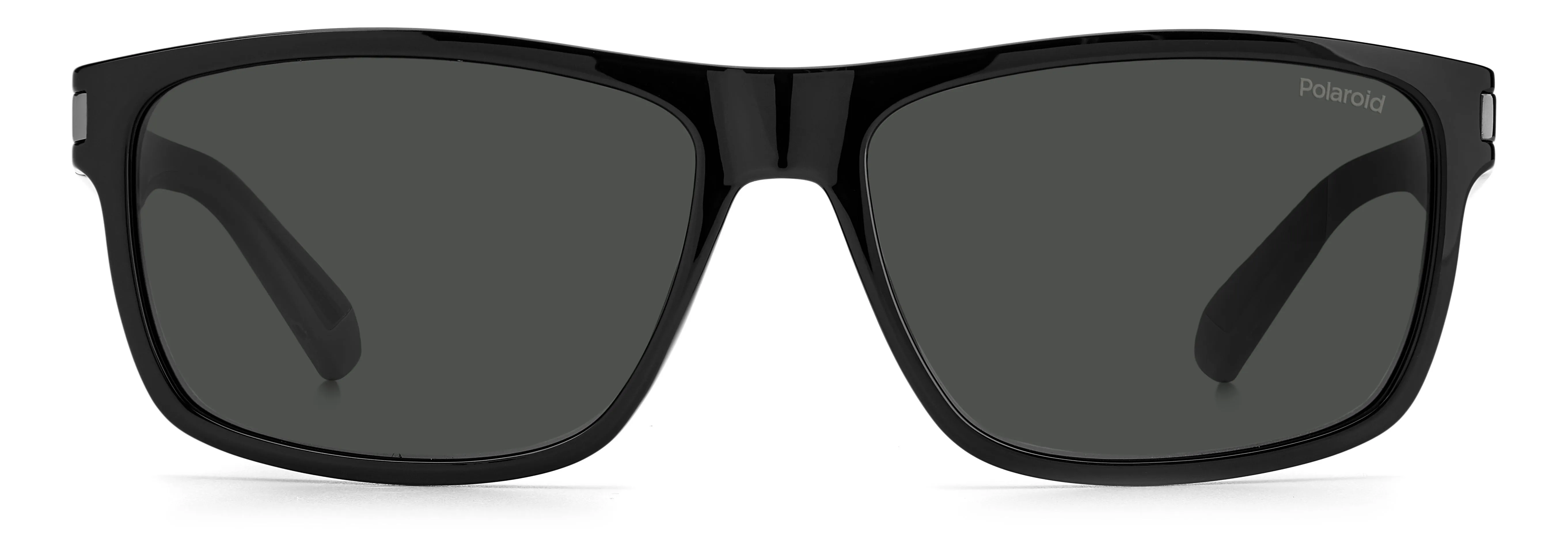 Polaroid PLD 2121/S 08A/M9 Occhiali da sole Plastica Nero Grigio Squadrata - immagine 2