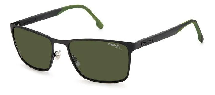 Carrera CARRERA 8048/S 7ZJ/UC Occhiali da sole Metallo Nero/Verde Verde Squadrata Polarizzata - immagine 1
