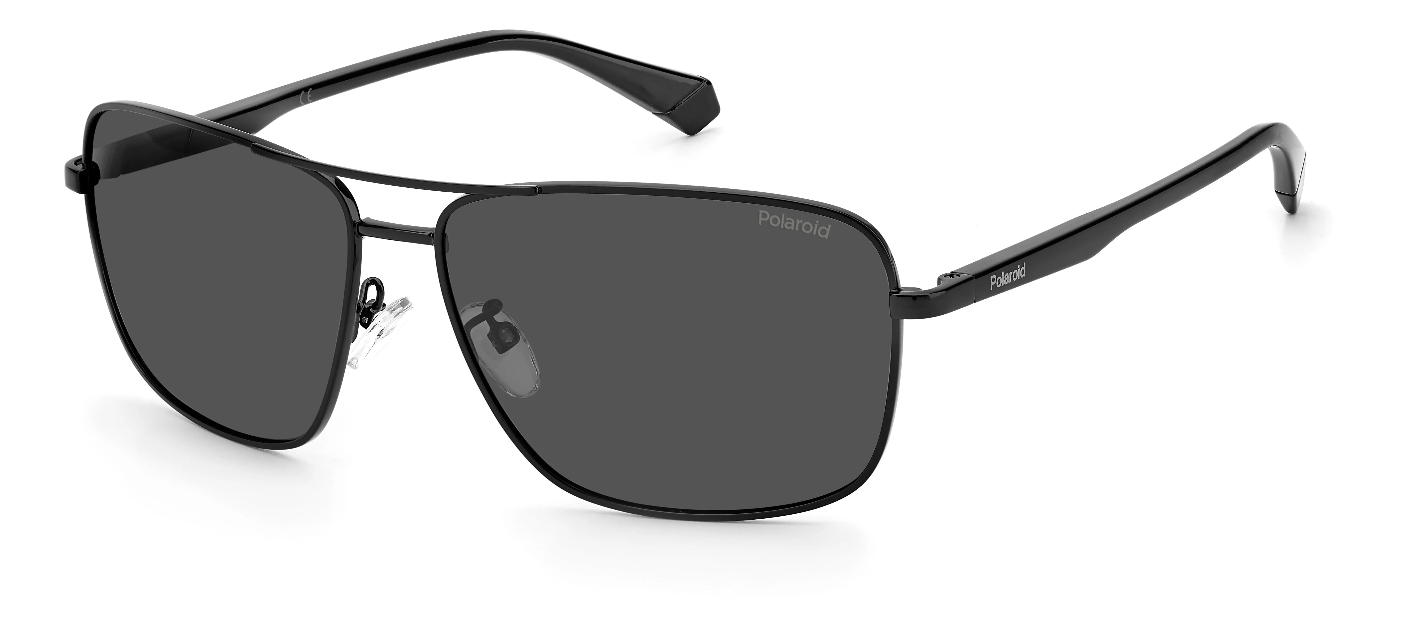 Polaroid PLD 2119/G/S 807/M9 Occhiali da sole Acciaio Nero Grigio Squadrata - immagine 1