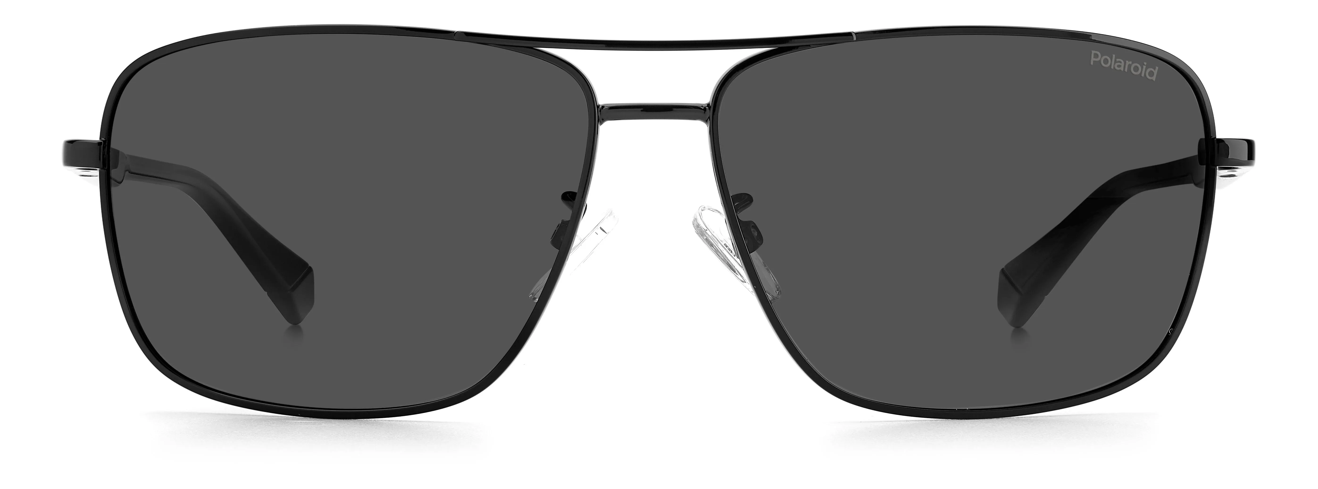 Polaroid PLD 2119/G/S 807/M9 Occhiali da sole Acciaio Nero Grigio Squadrata - immagine 2