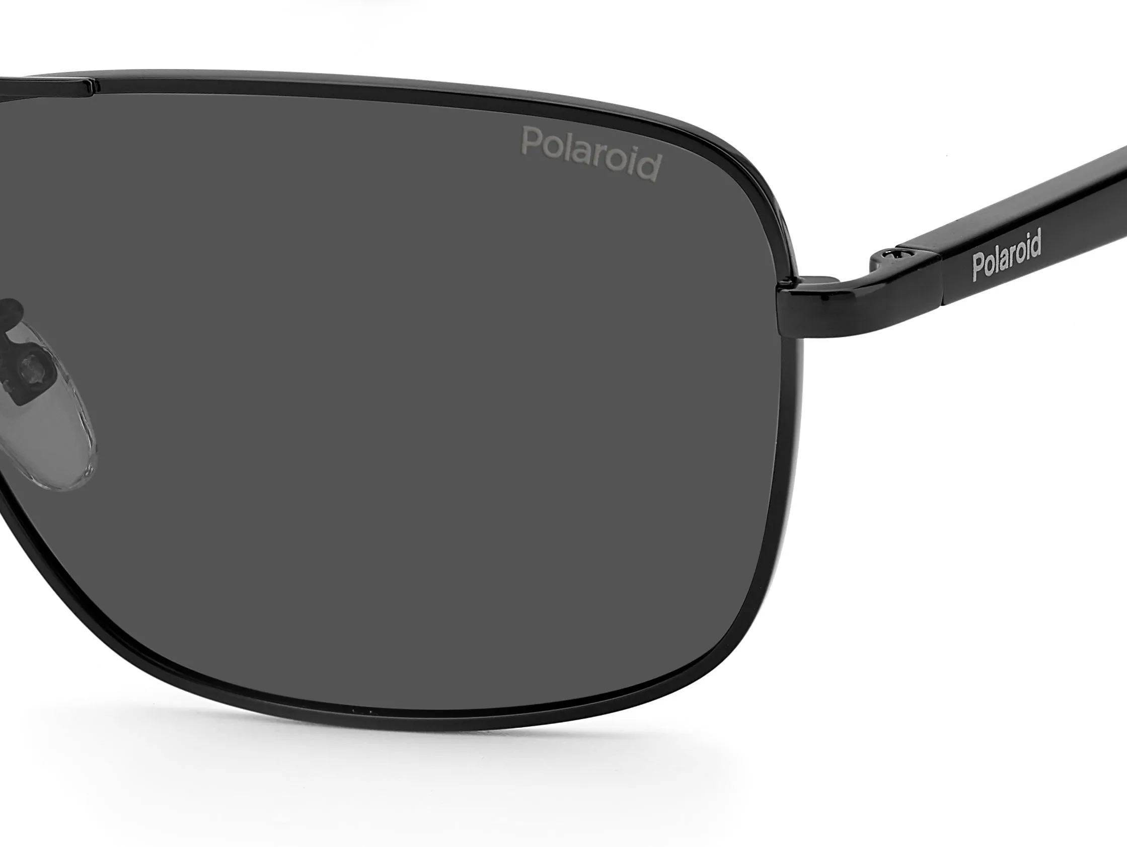 Polaroid PLD 2119/G/S 807/M9 Occhiali da sole Acciaio Nero Grigio Squadrata - immagine 4