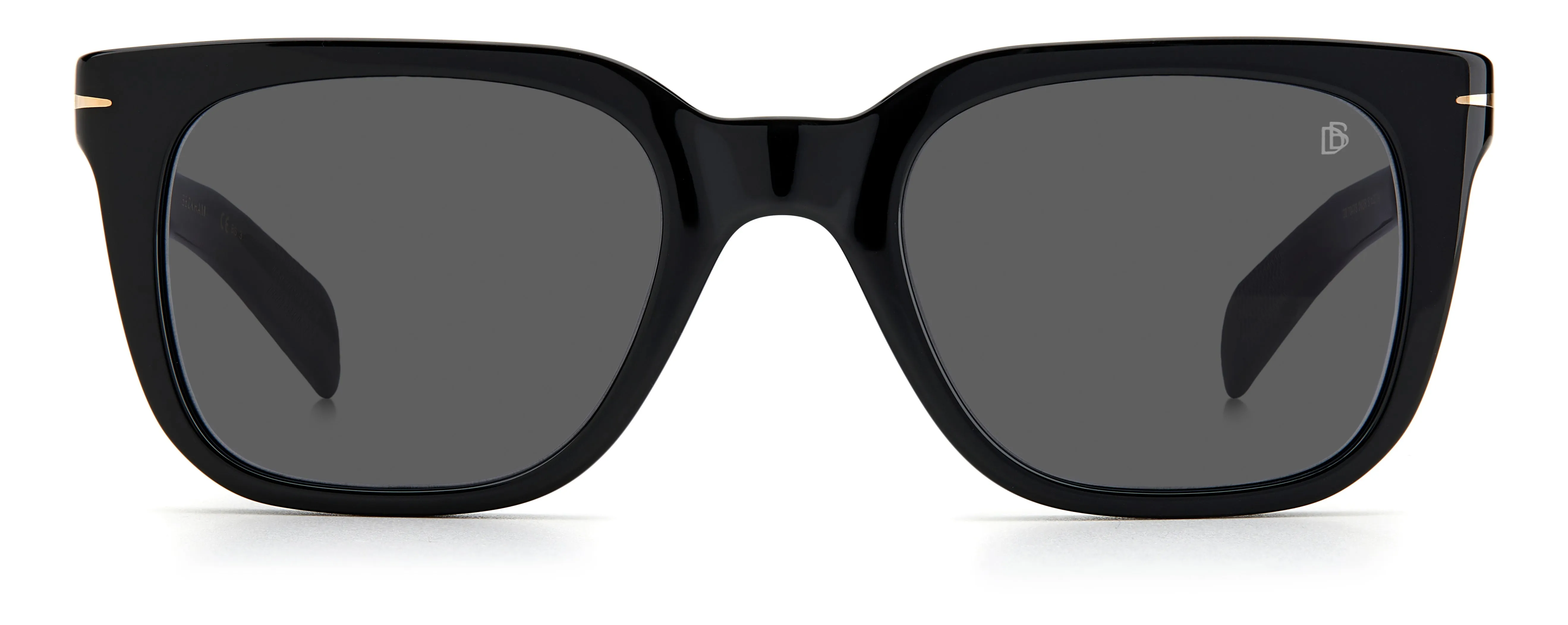 DAVID BECKHAM DB 7047/S 2M2/IR Occhiali da sole Acetato Nero Grigio Squadrata - immagine 2