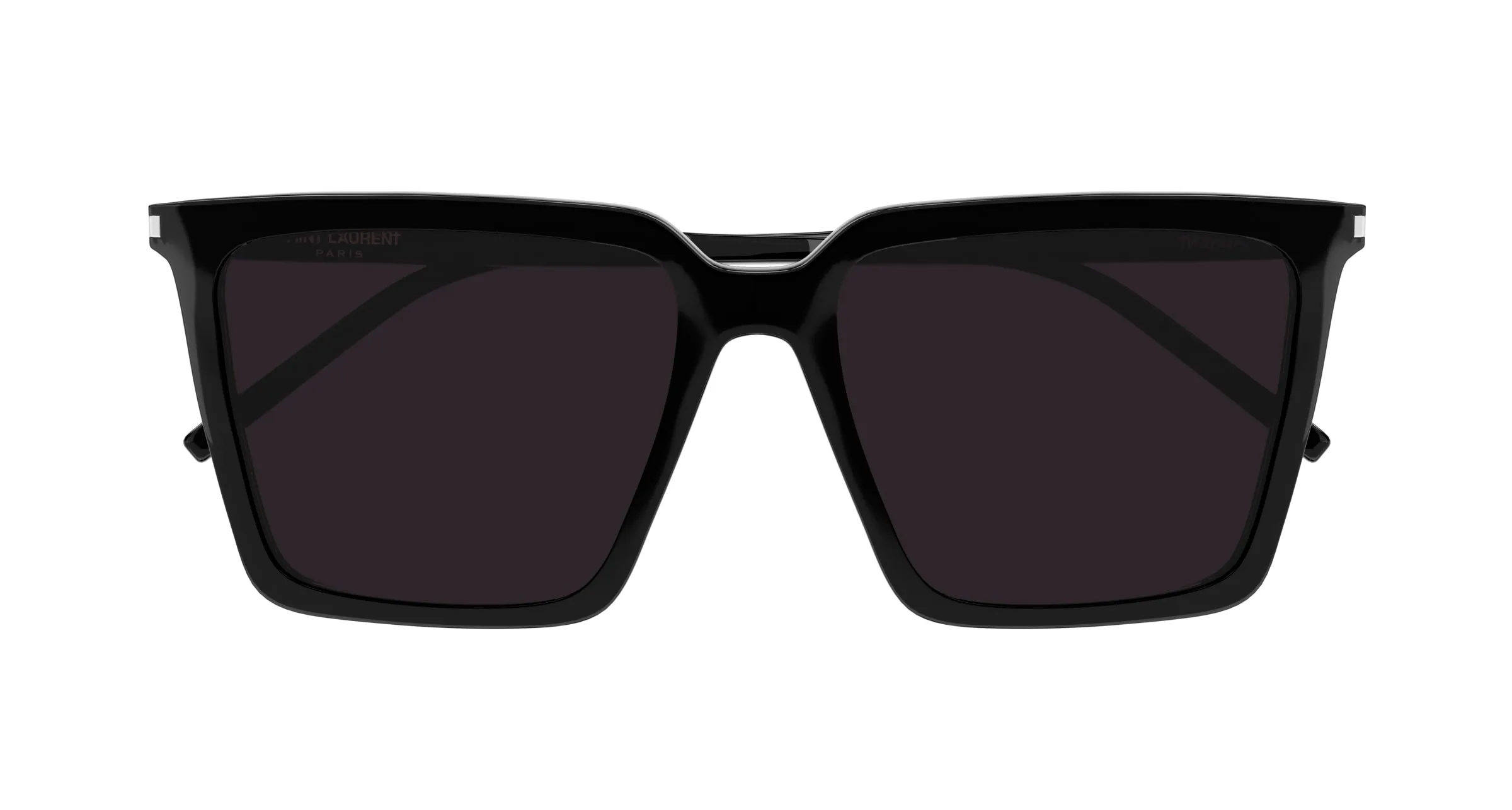 SAINT LAURENT SL 474 001 Occhiali da sole Acetato Nero Nero Squadrata Normale - immagine 2