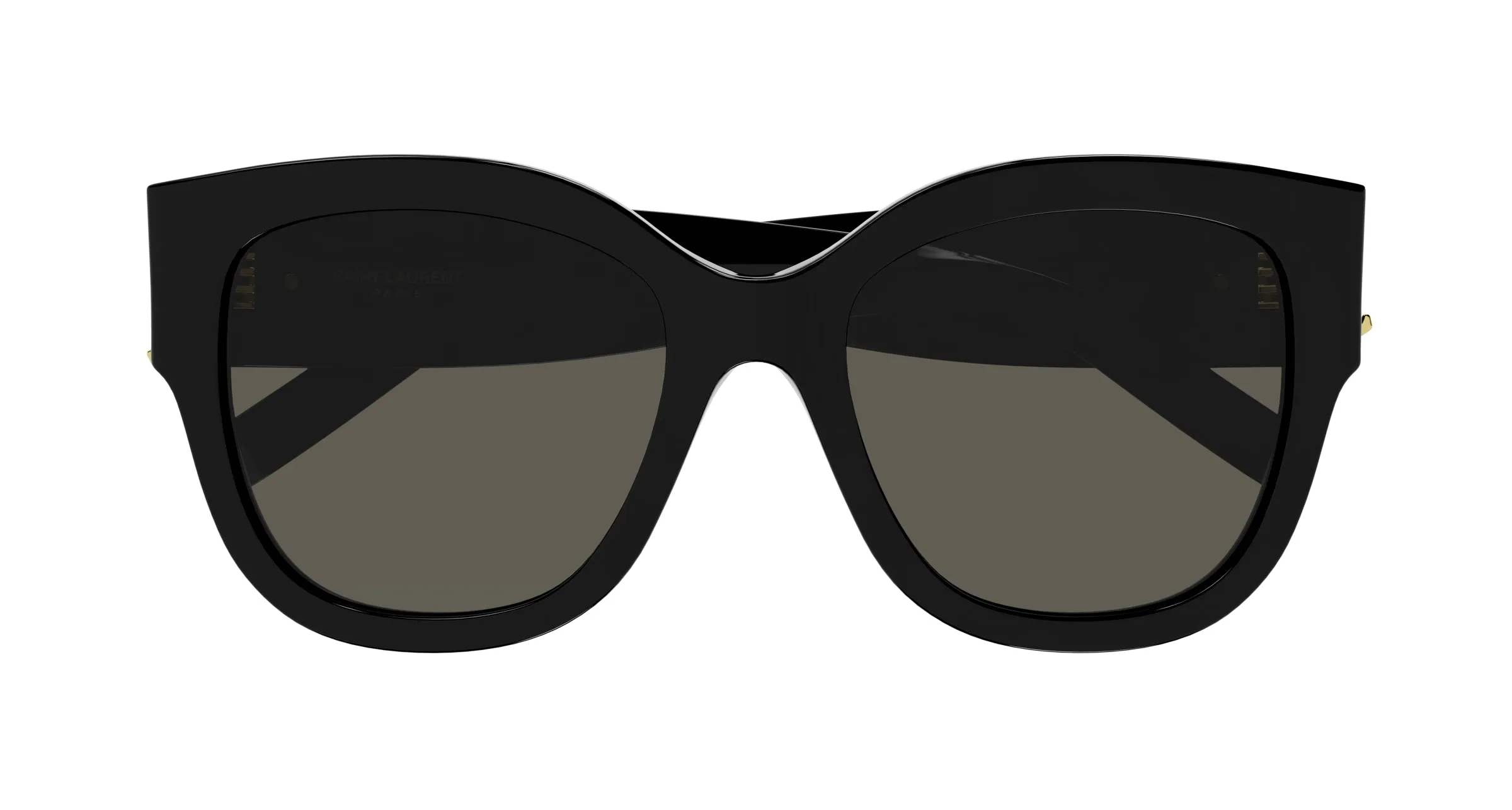 SAINT LAURENT SL M95/F 001 Occhiali da sole Acetato Nero Grigio Cat Eye - immagine 2