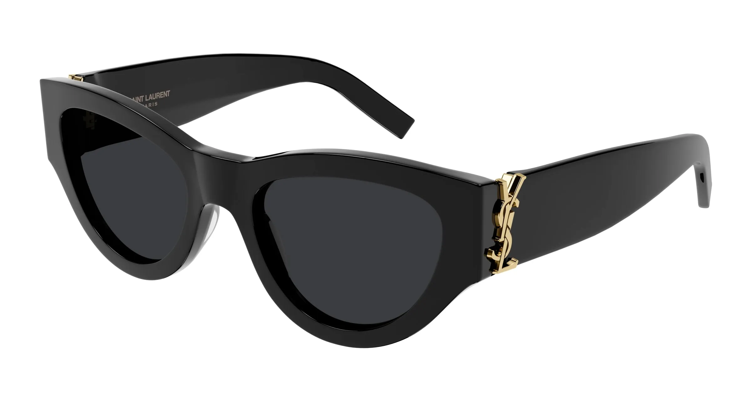 SAINT LAURENT SL M94 001 Occhiali da sole Acetato Nero Grigio Cat Eye Normale - immagine 1