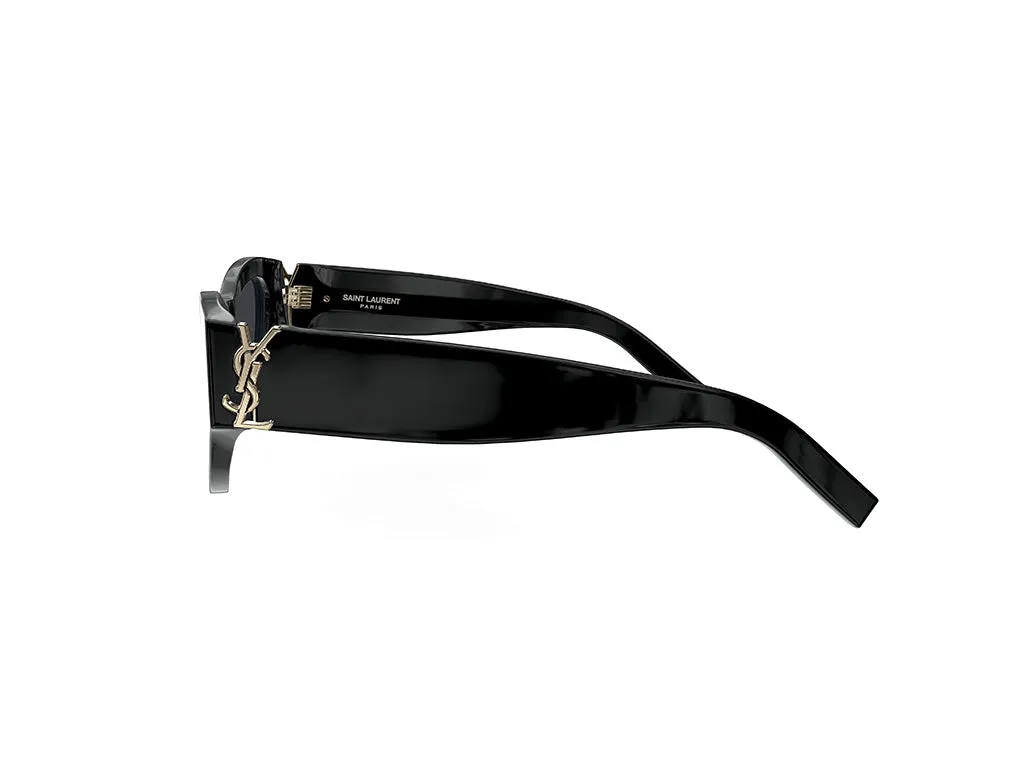SAINT LAURENT SL M94 001 Occhiali da sole Acetato Nero Grigio Cat Eye Normale - immagine 4