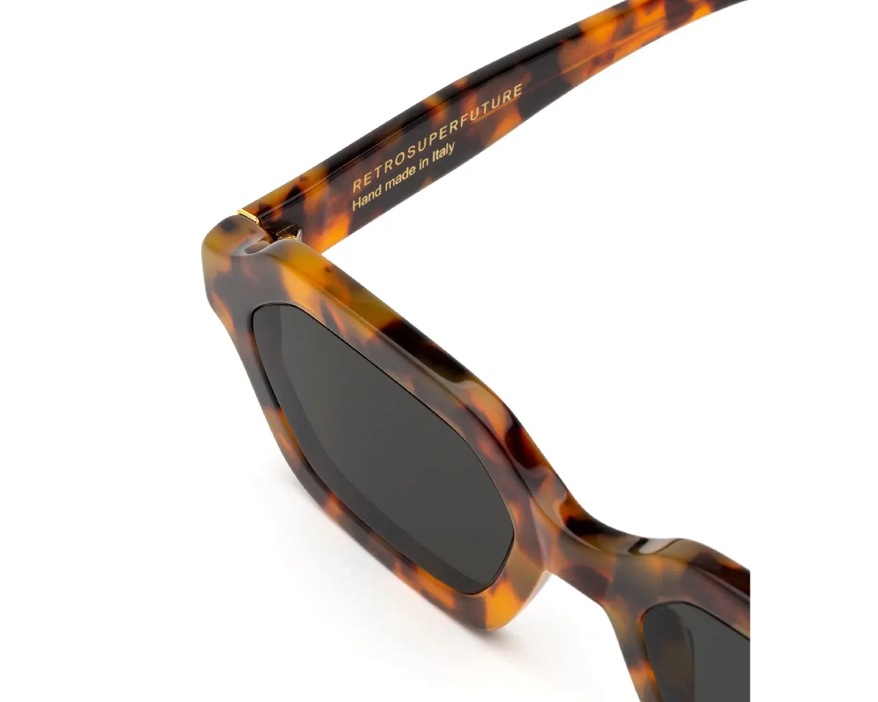Retrosuperfuture J9Q POOCH SPOTTED HAVANA Occhiali da sole Acetato Havana Grigio Geometrica - immagine 3