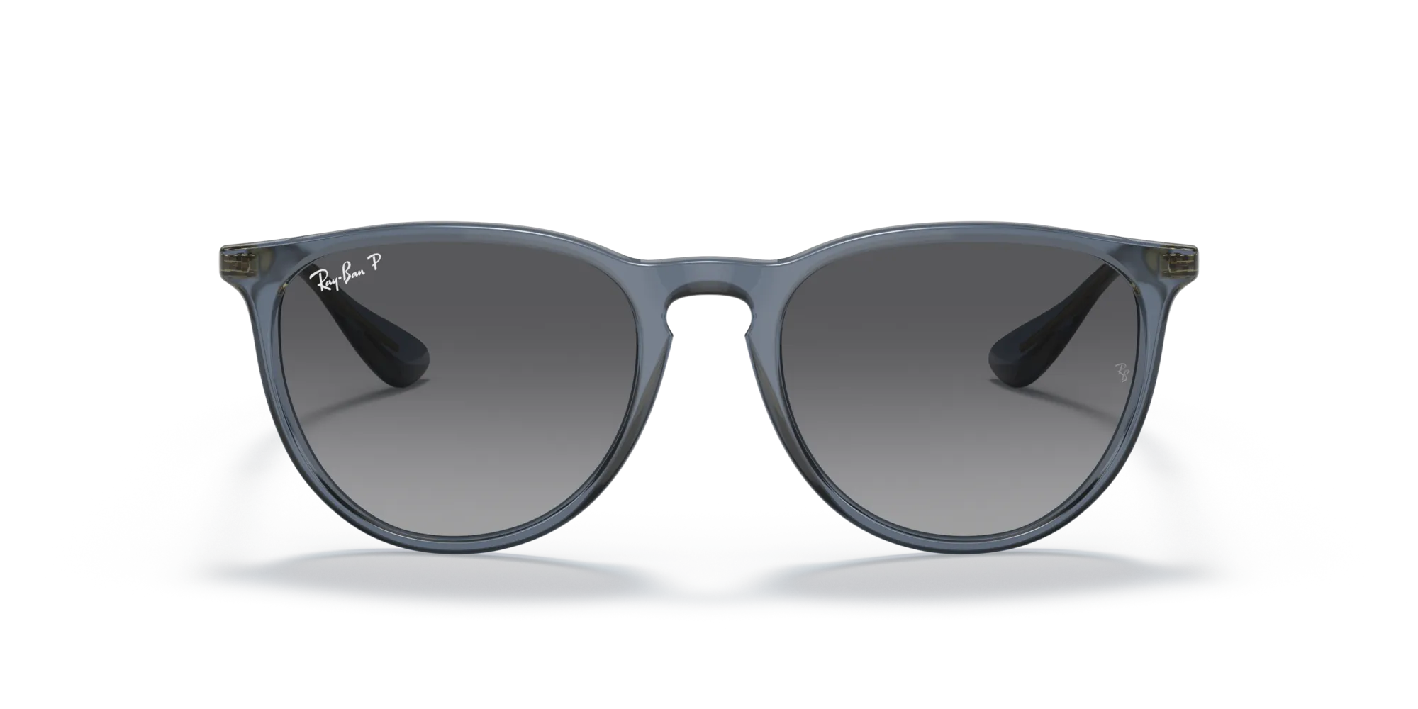 Ray - Ban RB4171 ERIKA 6592T3 Occhiali da sole Nylon Blu Grigio Pantos Polarizzata Sfumato - immagine 3