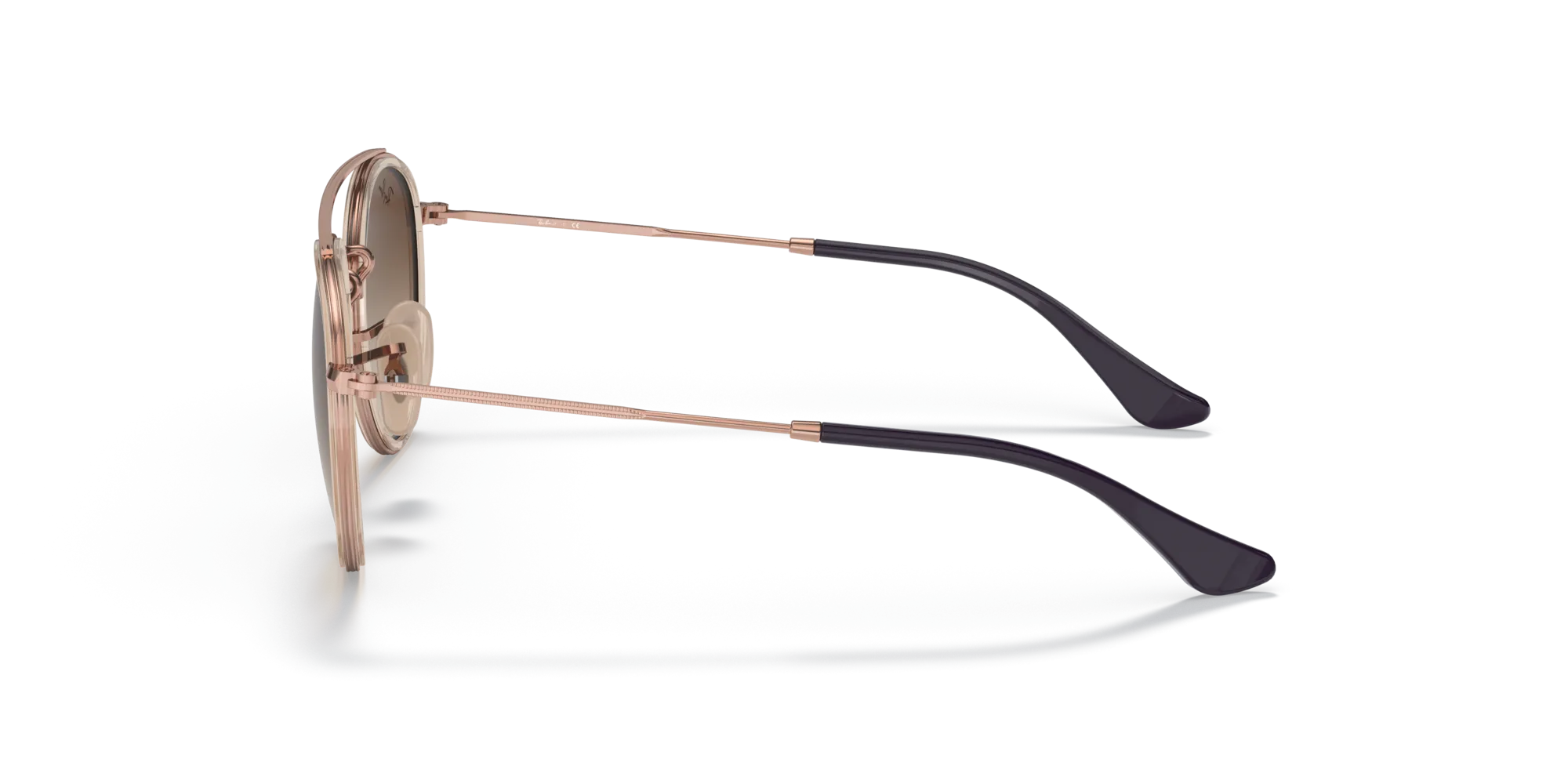 Ray - Ban RJ9647S 288/13 Occhiali da sole bambino Metallo Marrone Marrone Rotonda Normale Sfumato - immagine 4