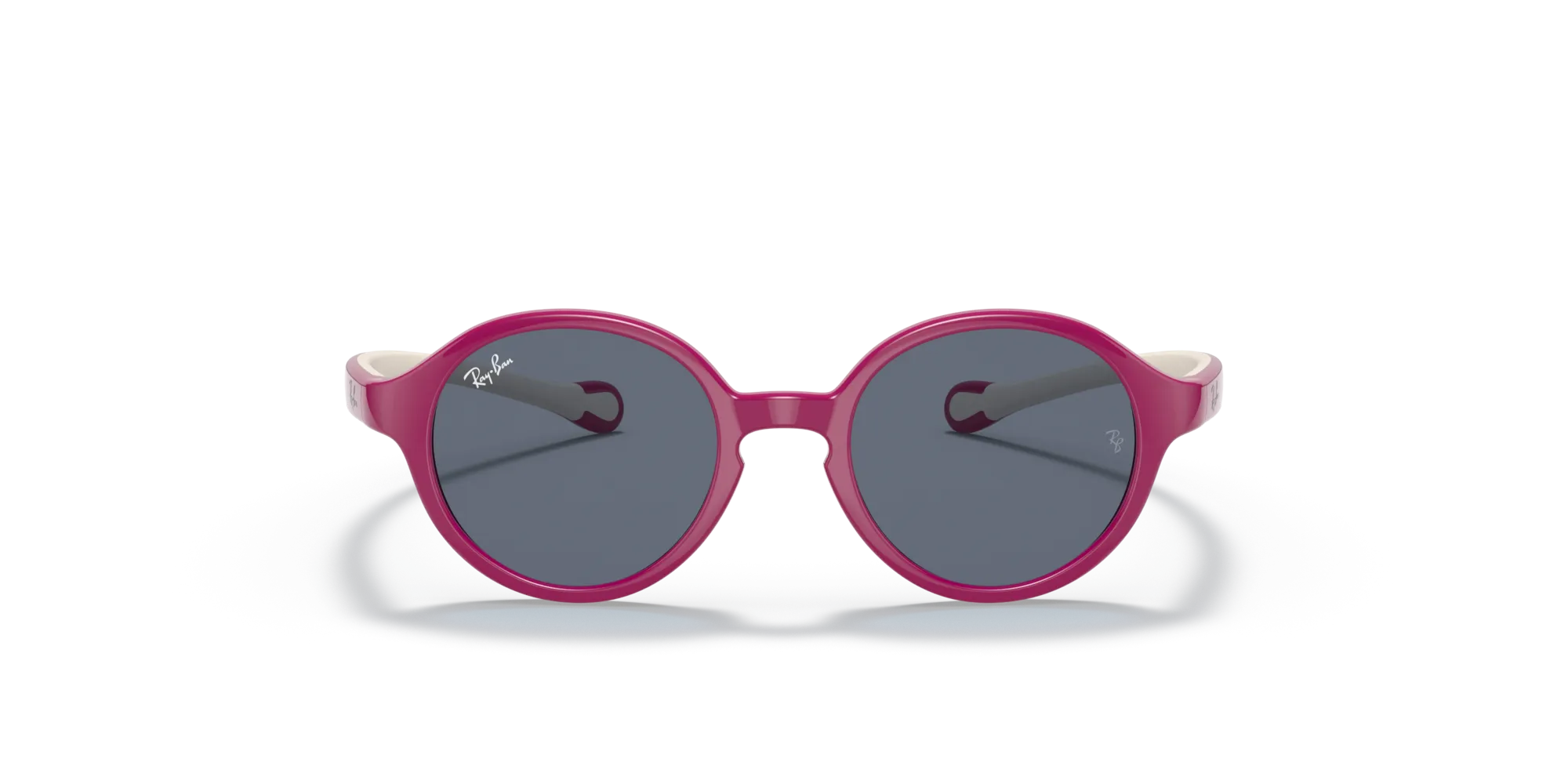Ray - Ban RJ9075S 710187 Occhiali da sole bambino Iniettato Rosa Grigio Pantos Normale - immagine 3
