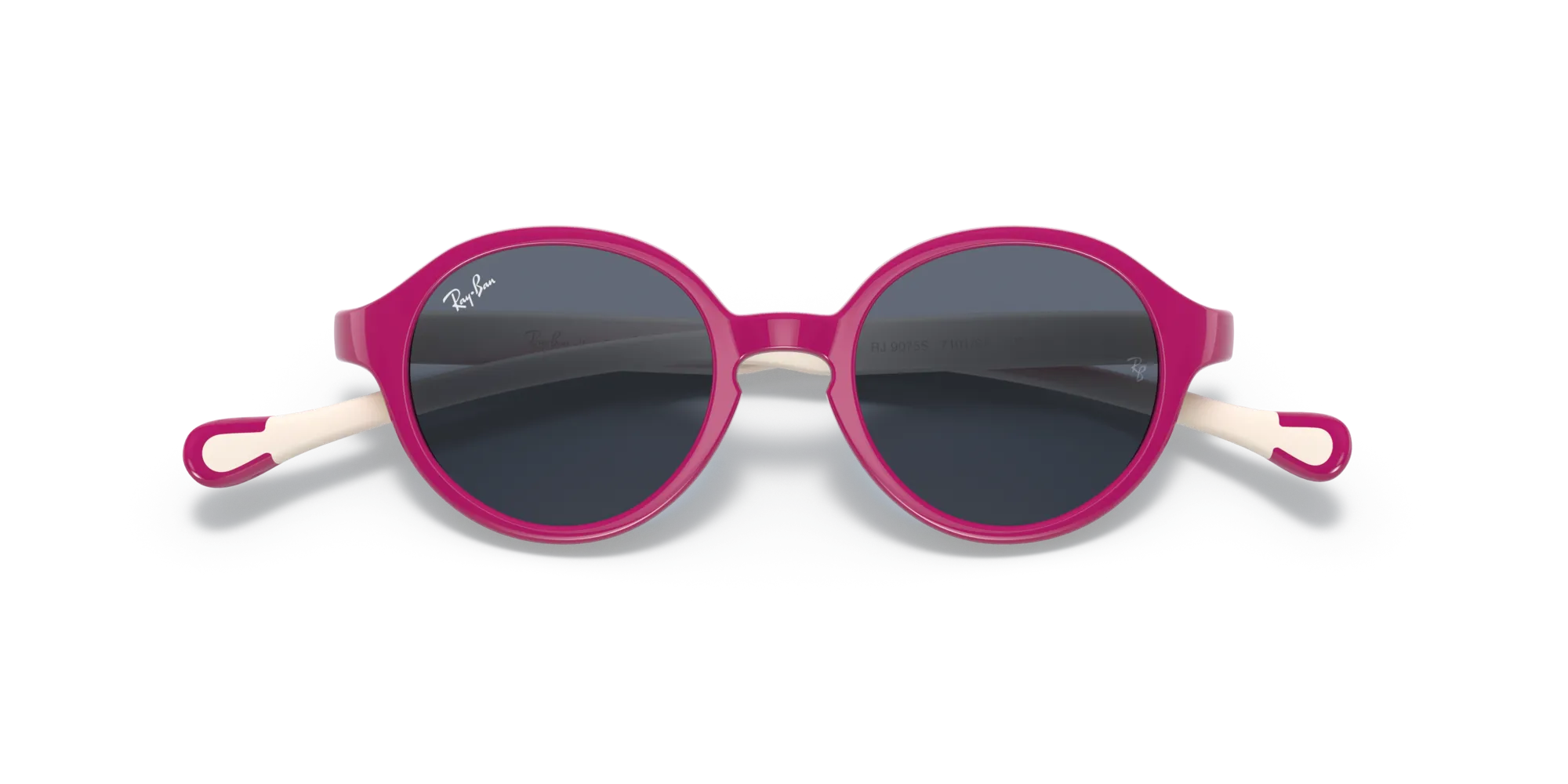 Ray - Ban RJ9075S 710187 Occhiali da sole bambino Iniettato Rosa Grigio Pantos Normale - immagine 2
