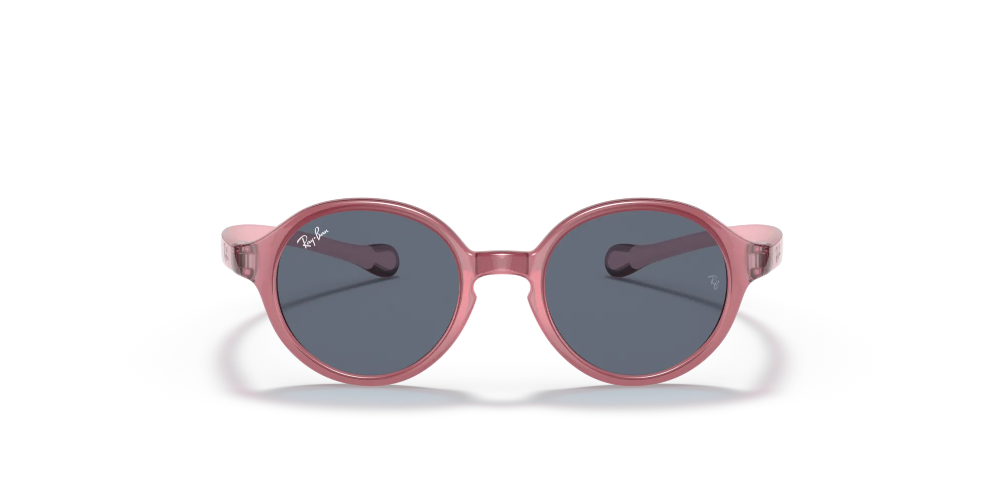 Ray - Ban RJ9075S 709887 Occhiali da sole bambino Iniettato Rosa Grigio Pantos Normale - immagine 3