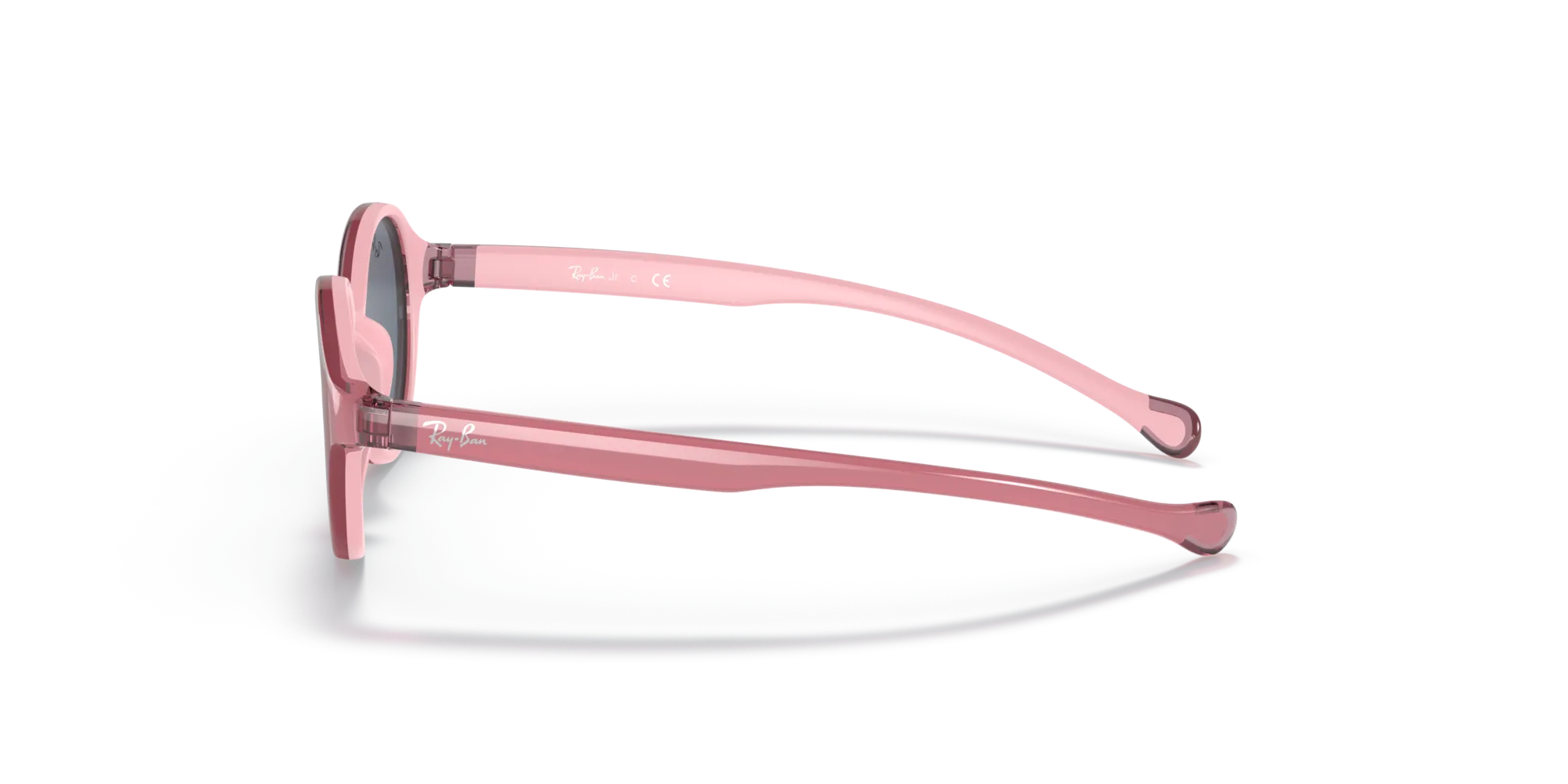Ray - Ban RJ9075S 709887 Occhiali da sole bambino Iniettato Rosa Grigio Pantos Normale - immagine 4
