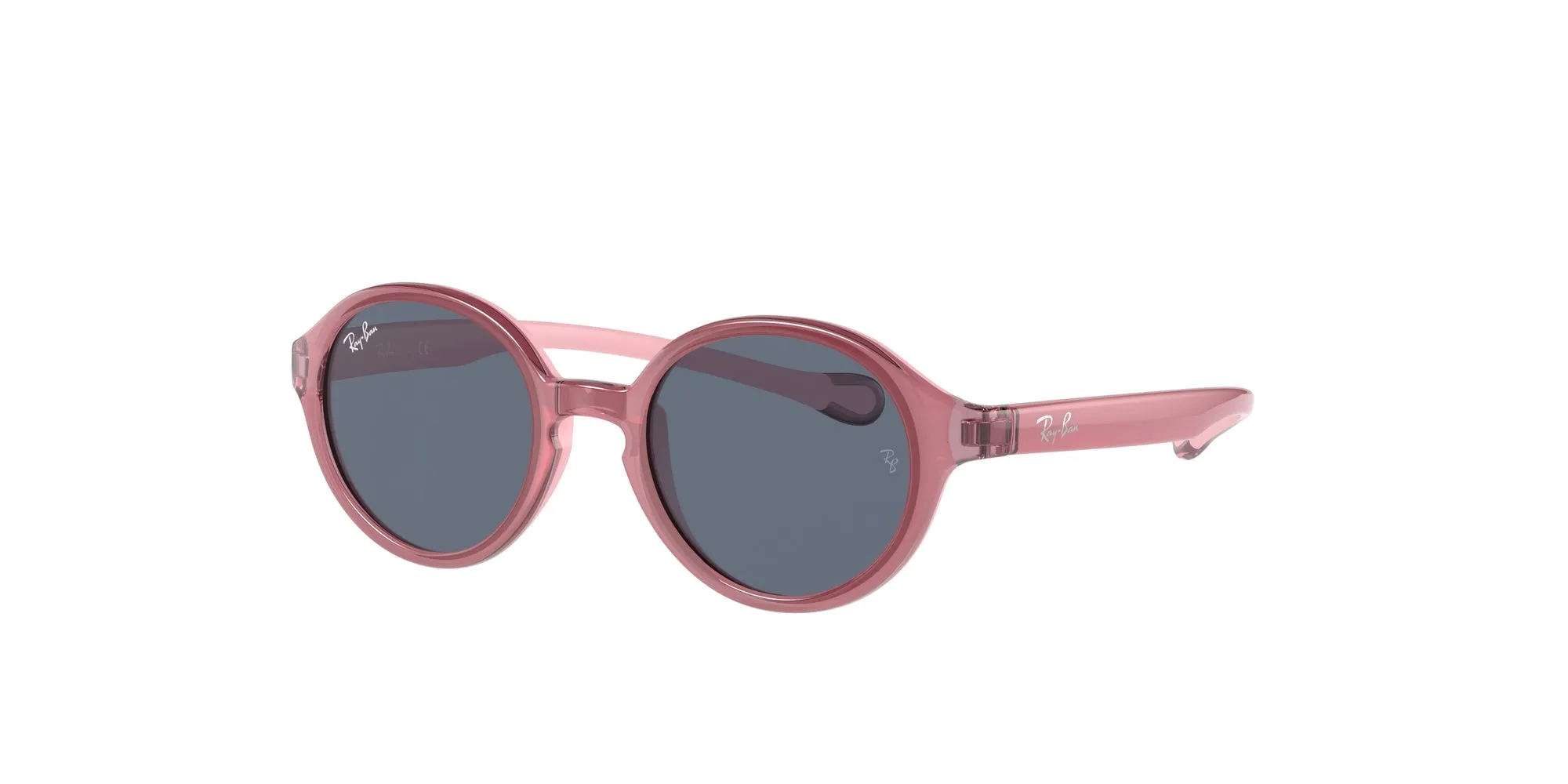 Ray - Ban RJ9075S 709887 Occhiali da sole bambino Iniettato Rosa Grigio Pantos Normale - immagine 1