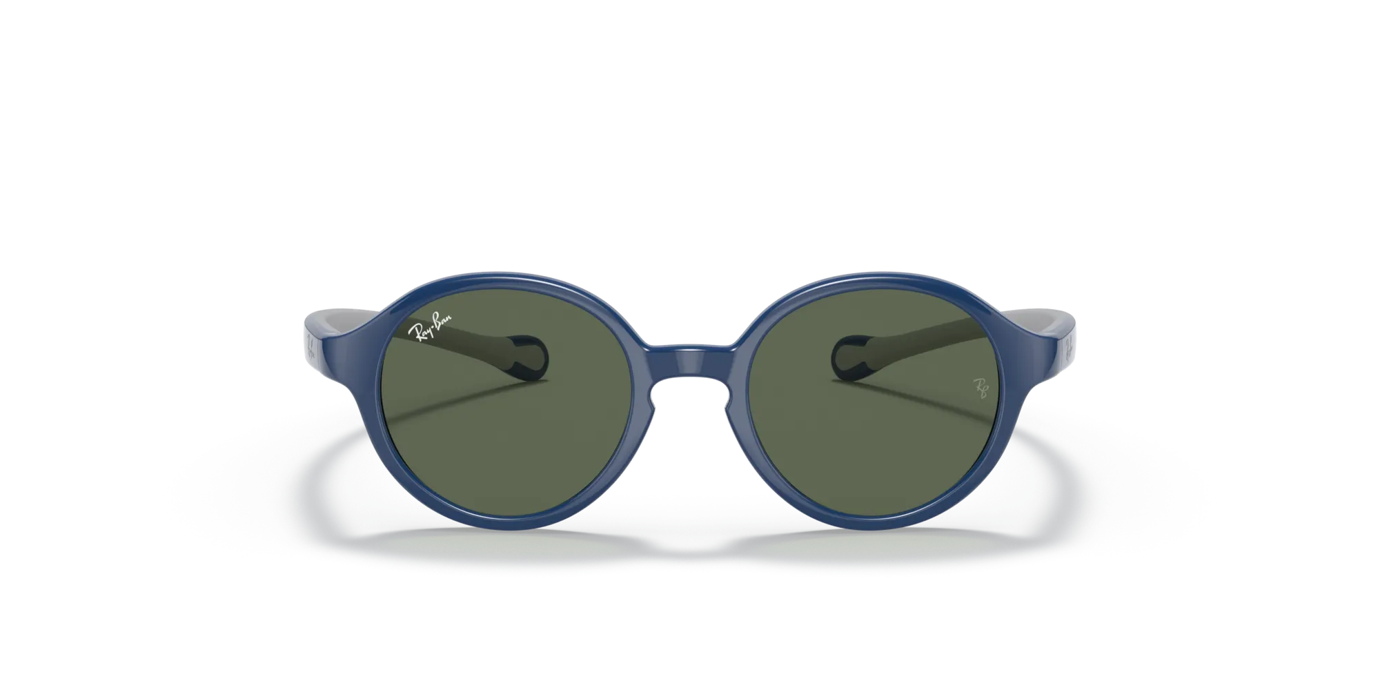 Ray - Ban RJ9075S 709671 Occhiali da sole bambino Iniettato Blu Verde Pantos Normale - immagine 3