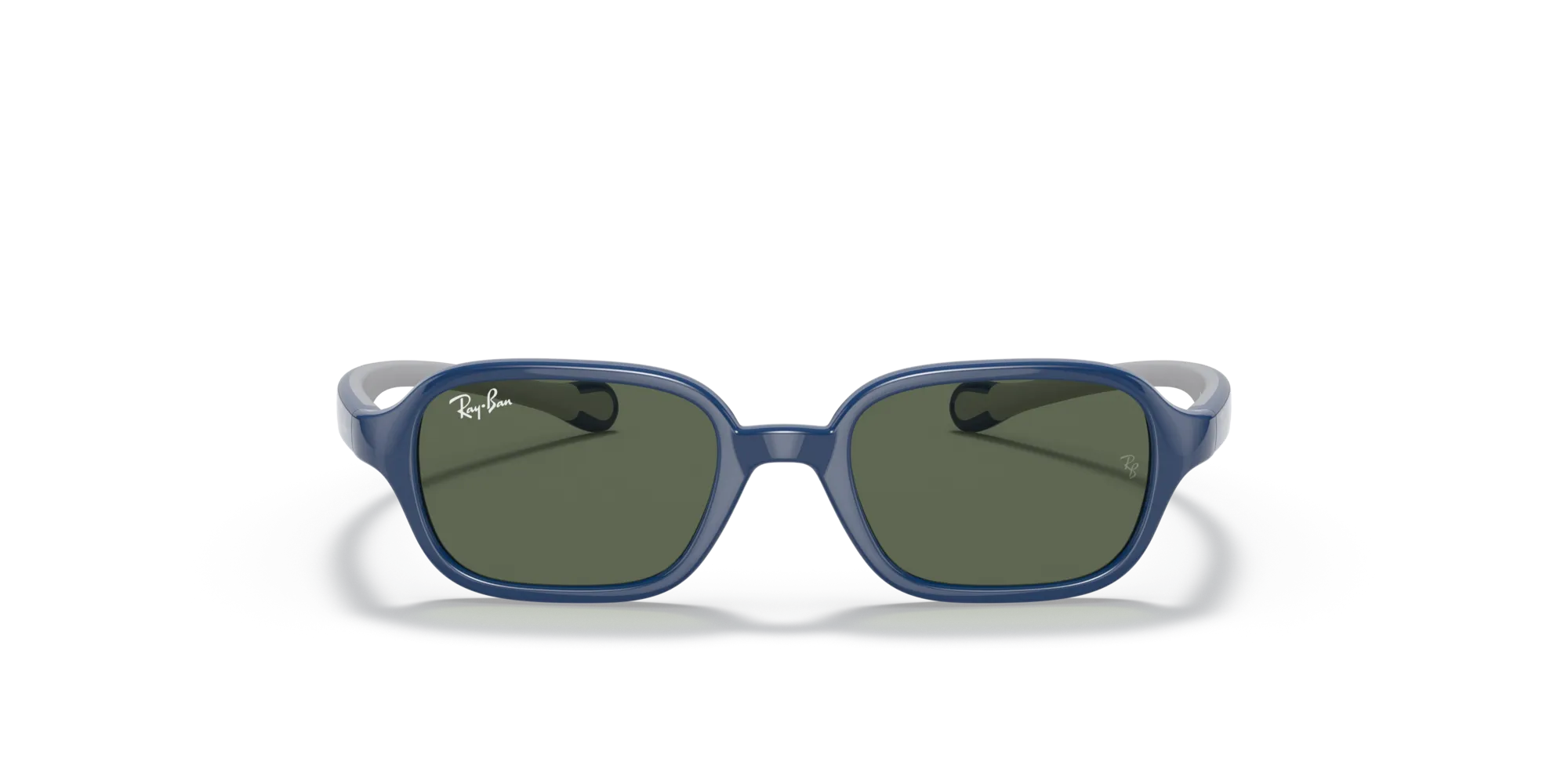 Ray - Ban RJ9074S 709671 Occhiali da sole bambino Iniettato Blu Verde Squadrata Normale - immagine 3