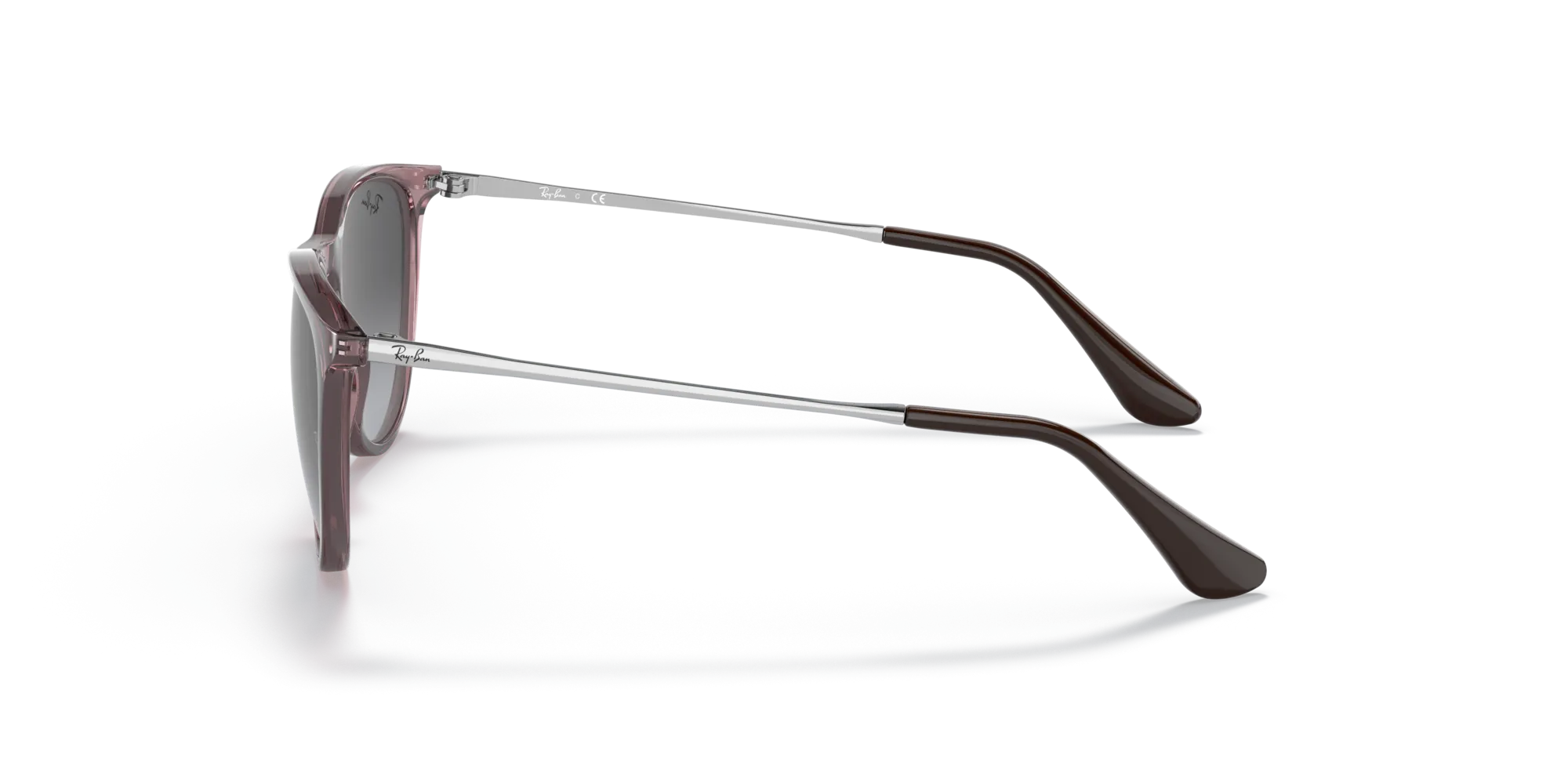 Ray - Ban RJ9060S JUNIOR ERIKA 71078G Occhiali da sole bambino Iniettato Viola Grigio Pantos Normale Sfumato - immagine 4