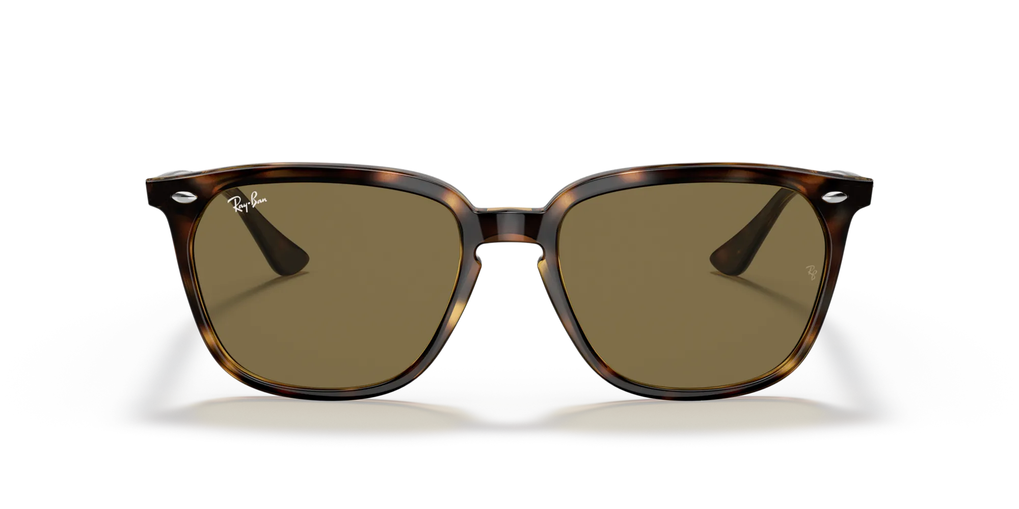 Ray - Ban RB4362 710/73 Occhiali da sole Acetato Tartaruga Marrone Squadrata Normale - immagine 3
