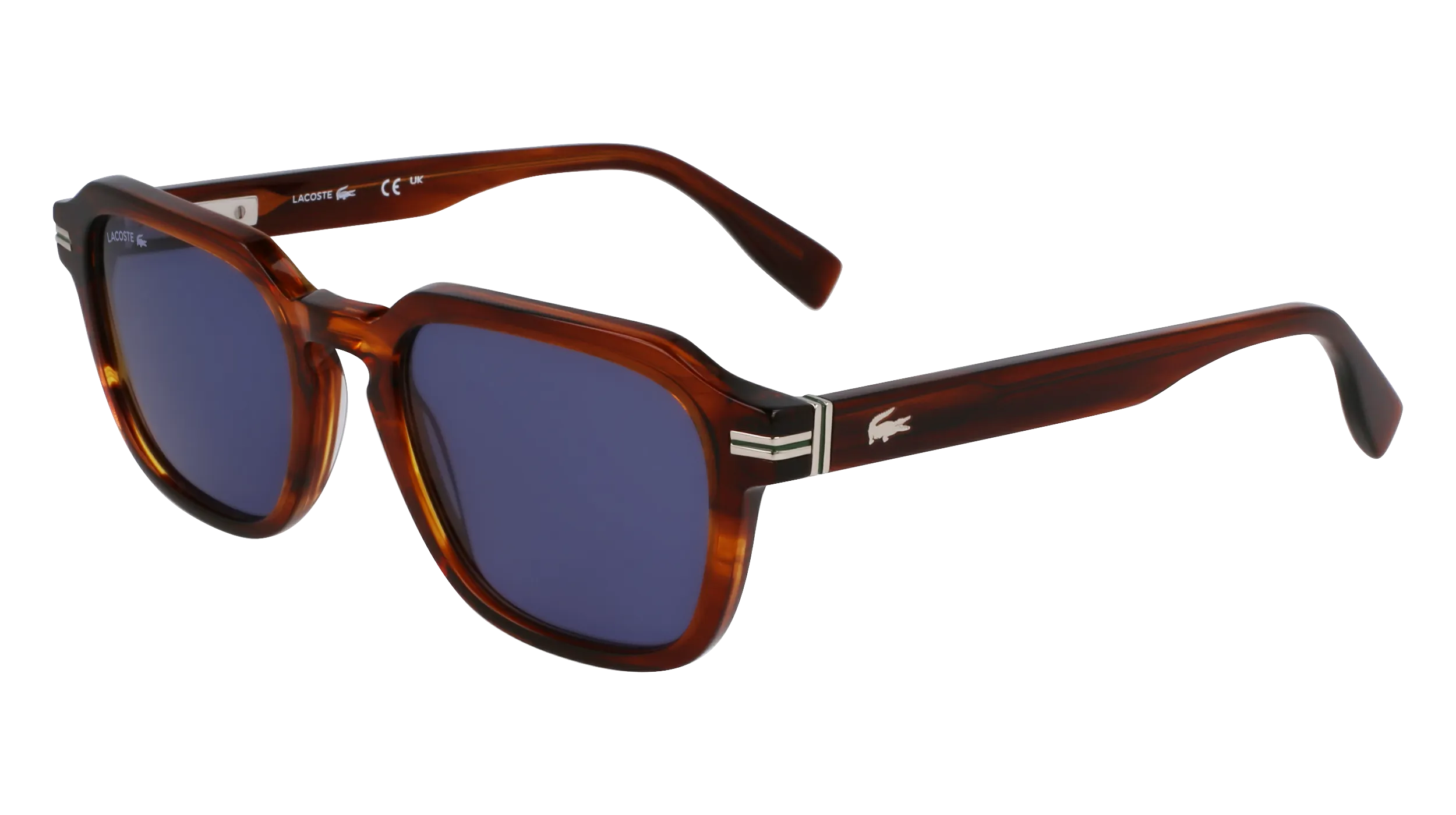 Lacoste L6046S 210 Occhiali da sole Acetato Marrone Squadrata Normale - immagine 1