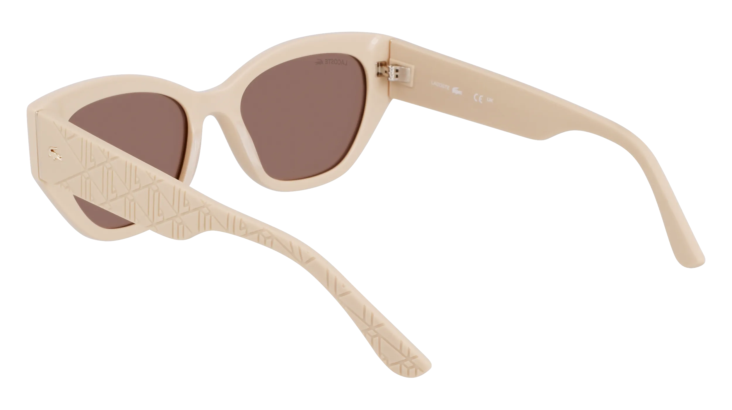 Lacoste L6047S 264 Occhiali da sole Acetato Beige Squadrata Normale - immagine 3