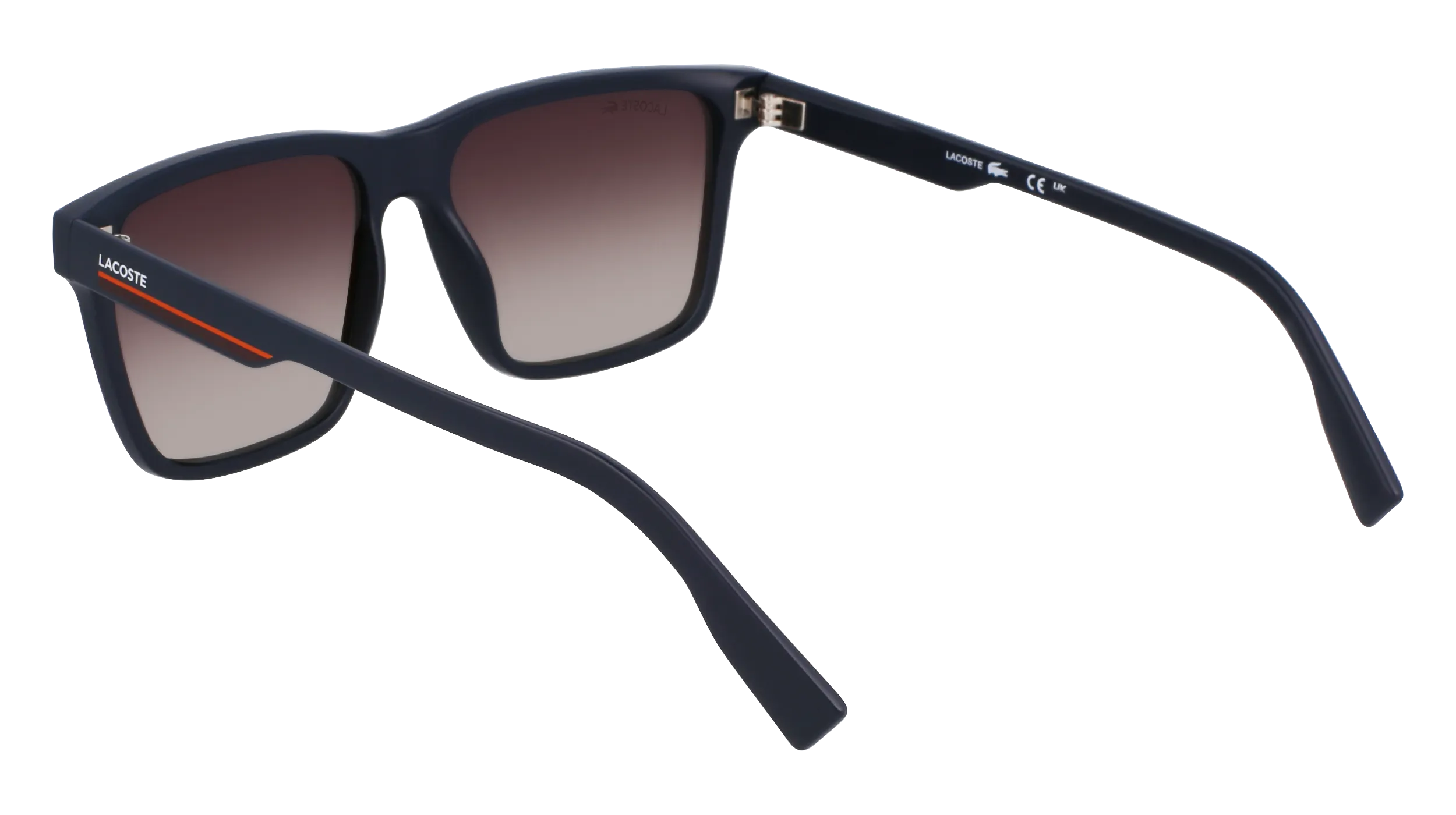 Lacoste L6039S 424 Occhiali da sole Bio-iniettato Blu Squadrata Normale Sfumato - immagine 3