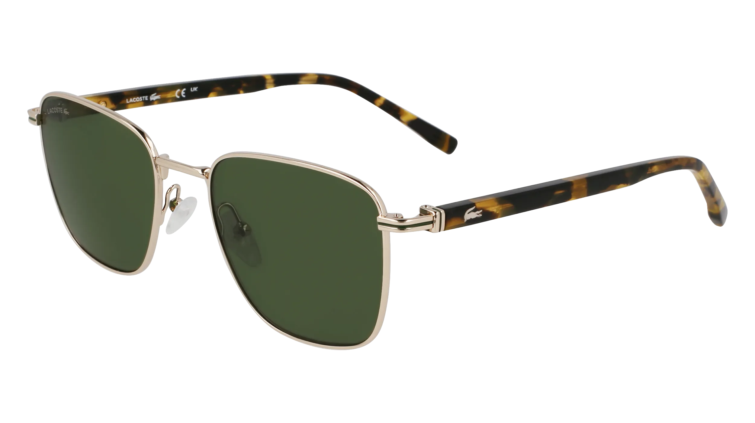 Lacoste L265S 712 Occhiali da sole Metallo Oro Squadrata Normale - immagine 1