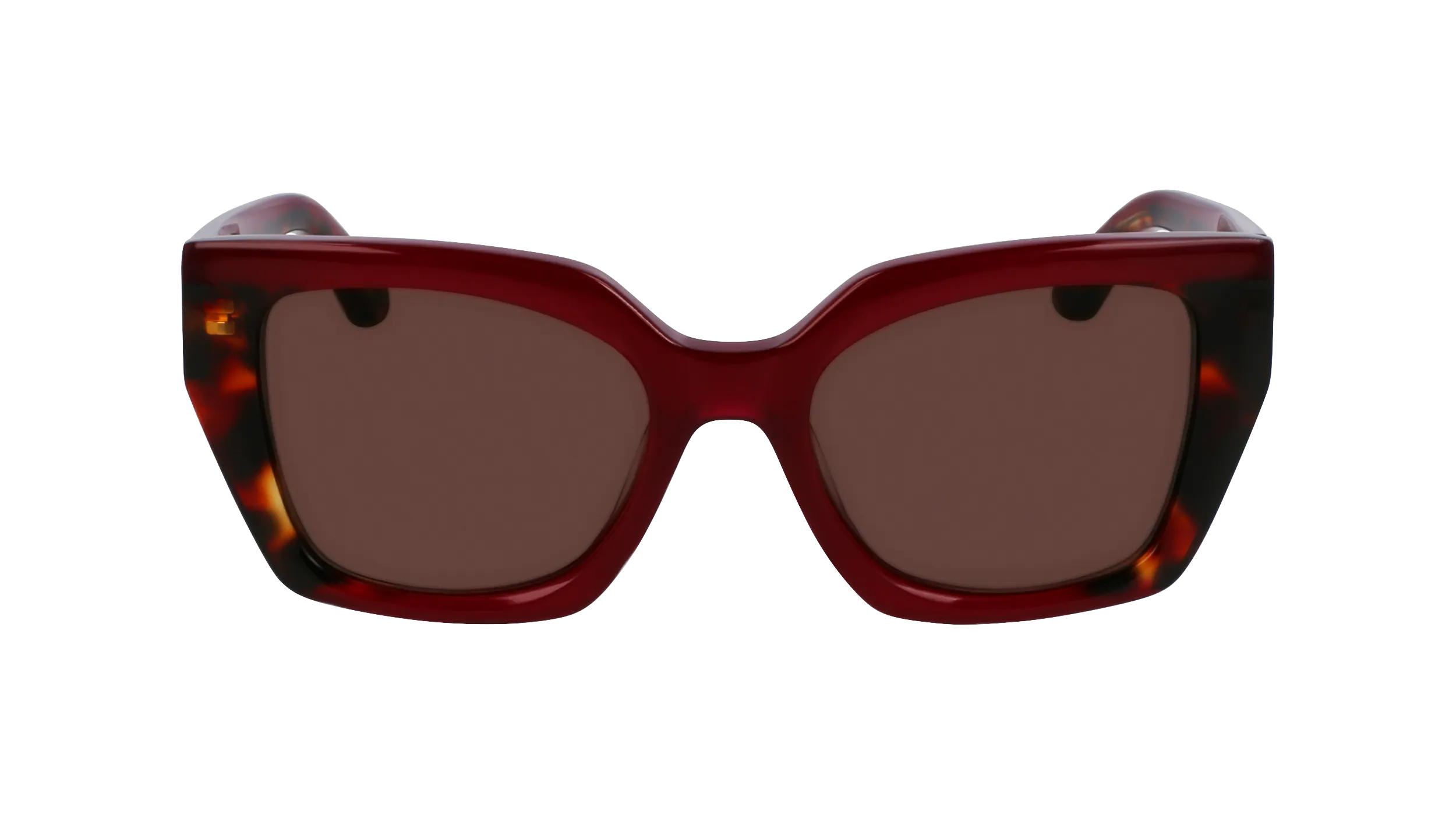 Ferragamo SF2035S 654 Occhiali da sole Acetato Bordeaux Farfalla Normale - immagine 2