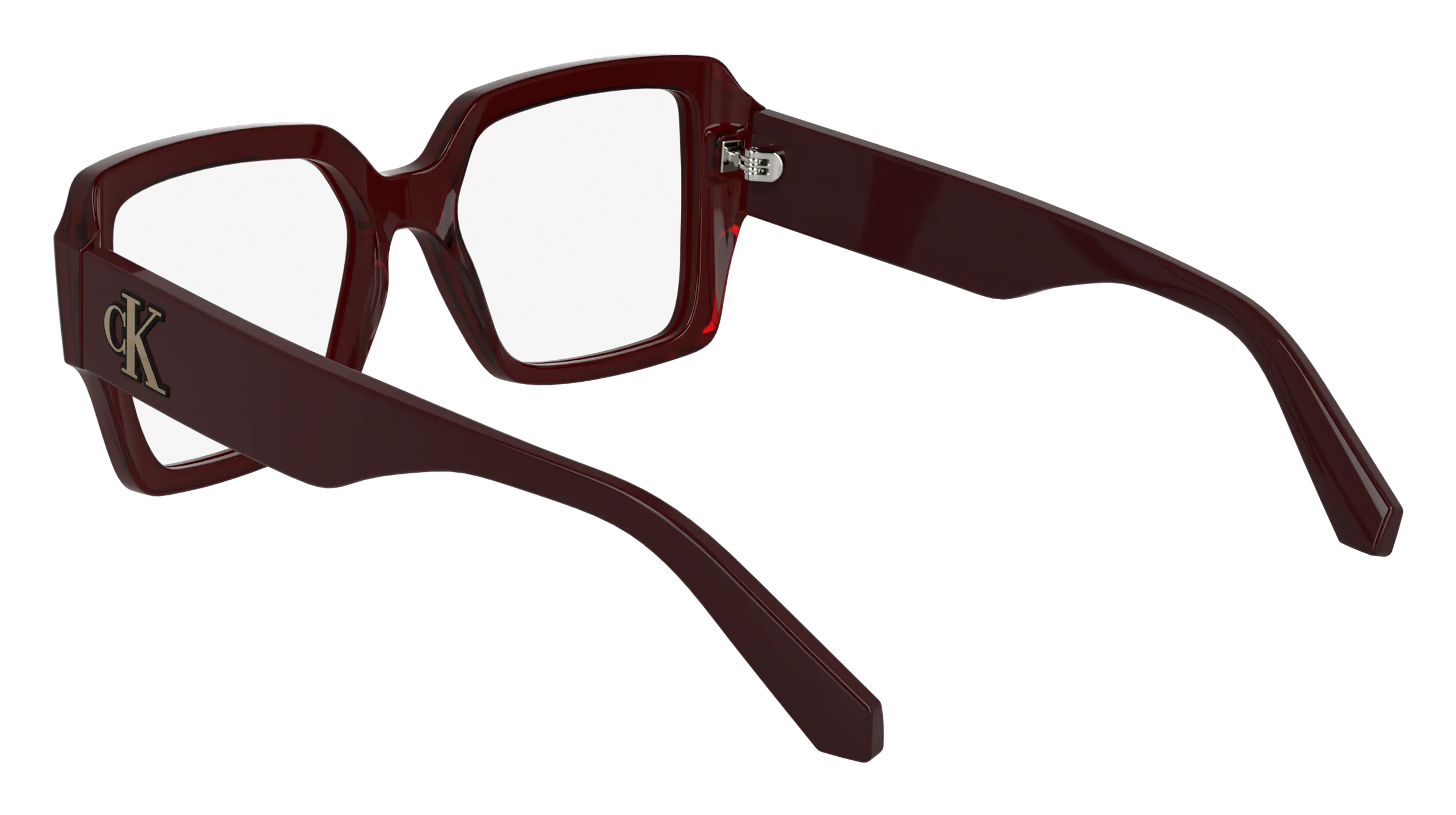 Calvin Klein CKJ24635 605 Montature da vista Acetato Bordeaux Squadrata Normale - immagine 3
