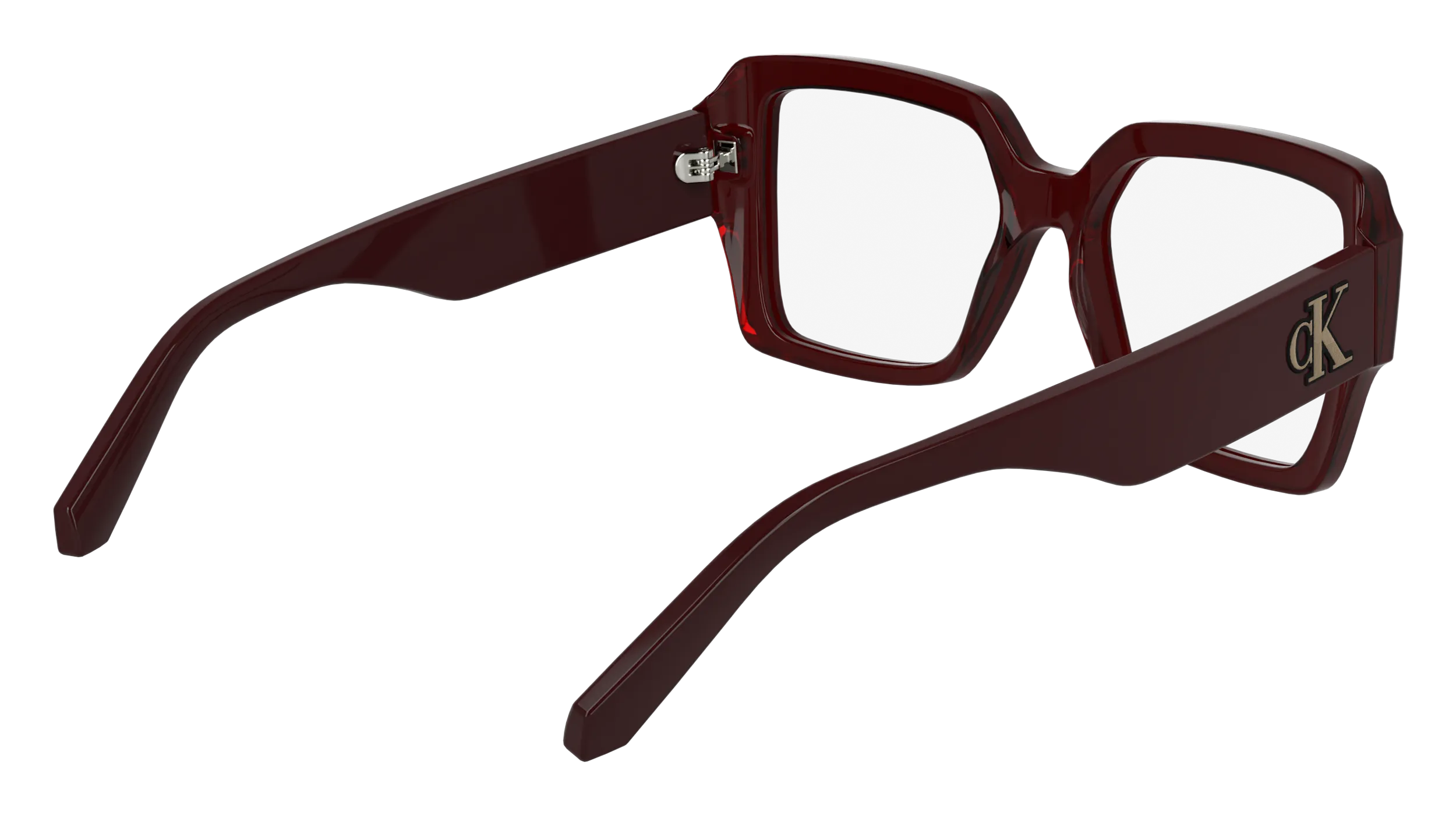 Calvin Klein CKJ24635 605 Montature da vista Acetato Bordeaux Squadrata Normale - immagine 4