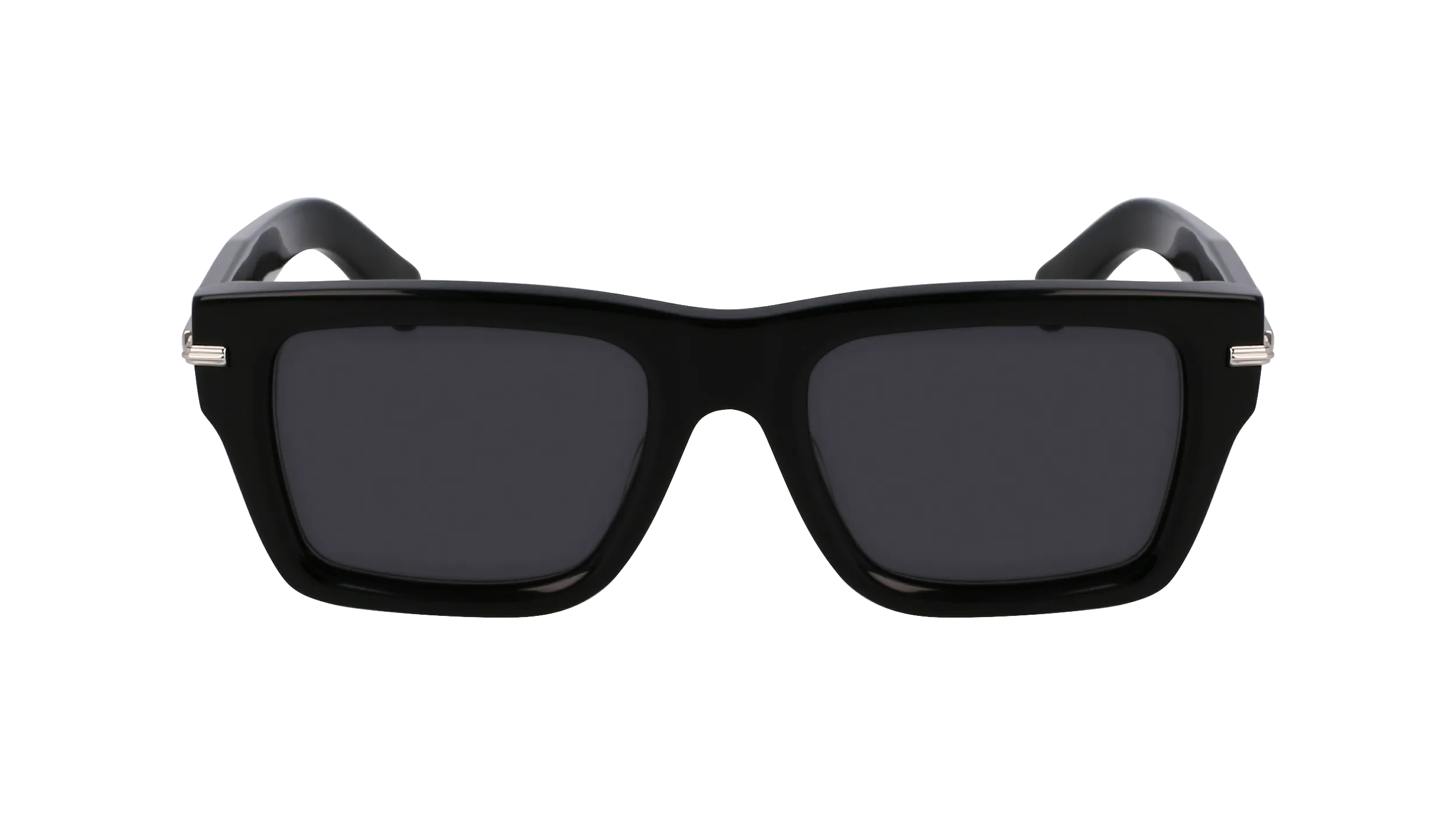 Ferragamo SF2033S 001 Occhiali da sole Acetato Nero Squadrata Normale - immagine 2