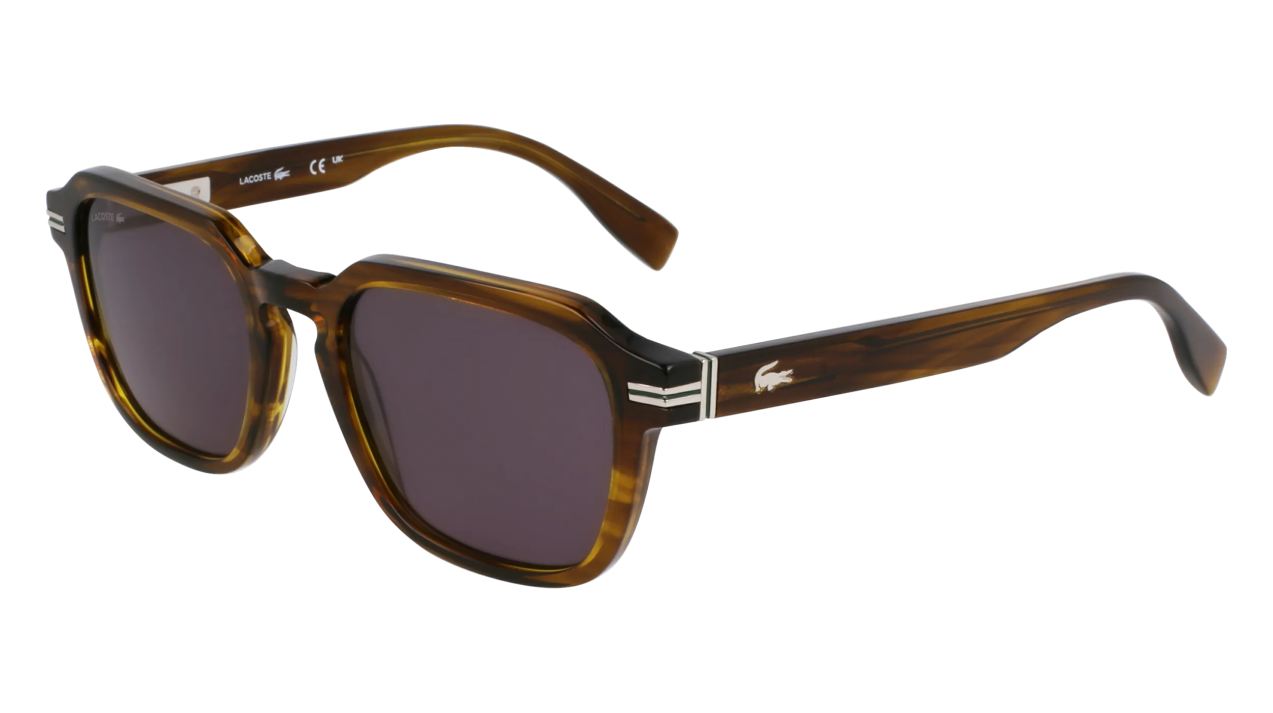 Lacoste L6046S 275 Occhiali da sole Acetato Verde Squadrata Normale - immagine 1