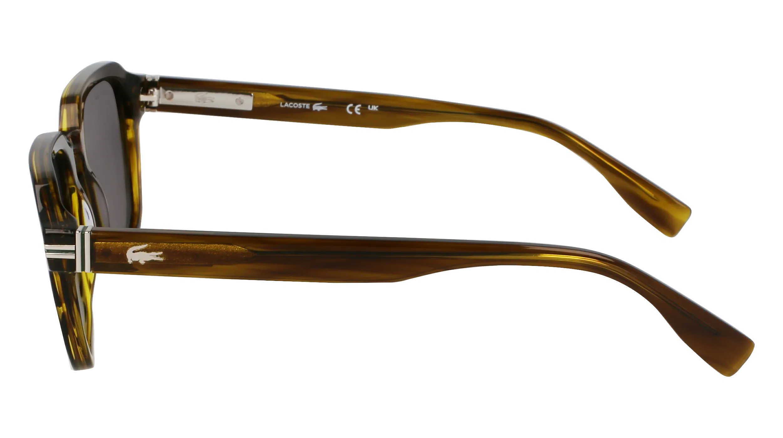 Lacoste L6046S 275 Occhiali da sole Acetato Verde Squadrata Normale - immagine 4