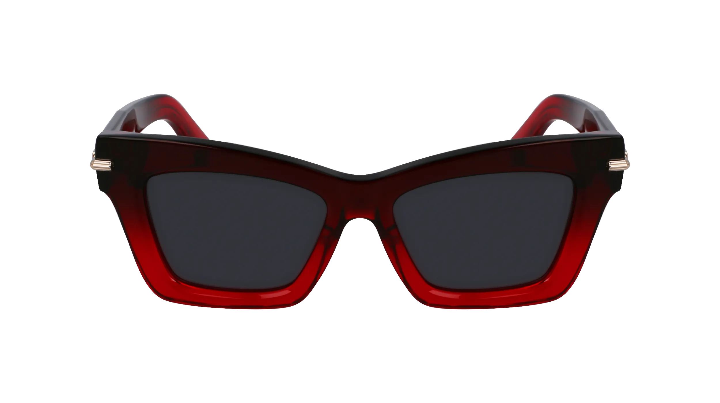 Ferragamo SF2031S 615 Occhiali da sole Acetato Rosso Squadrata Normale - immagine 2