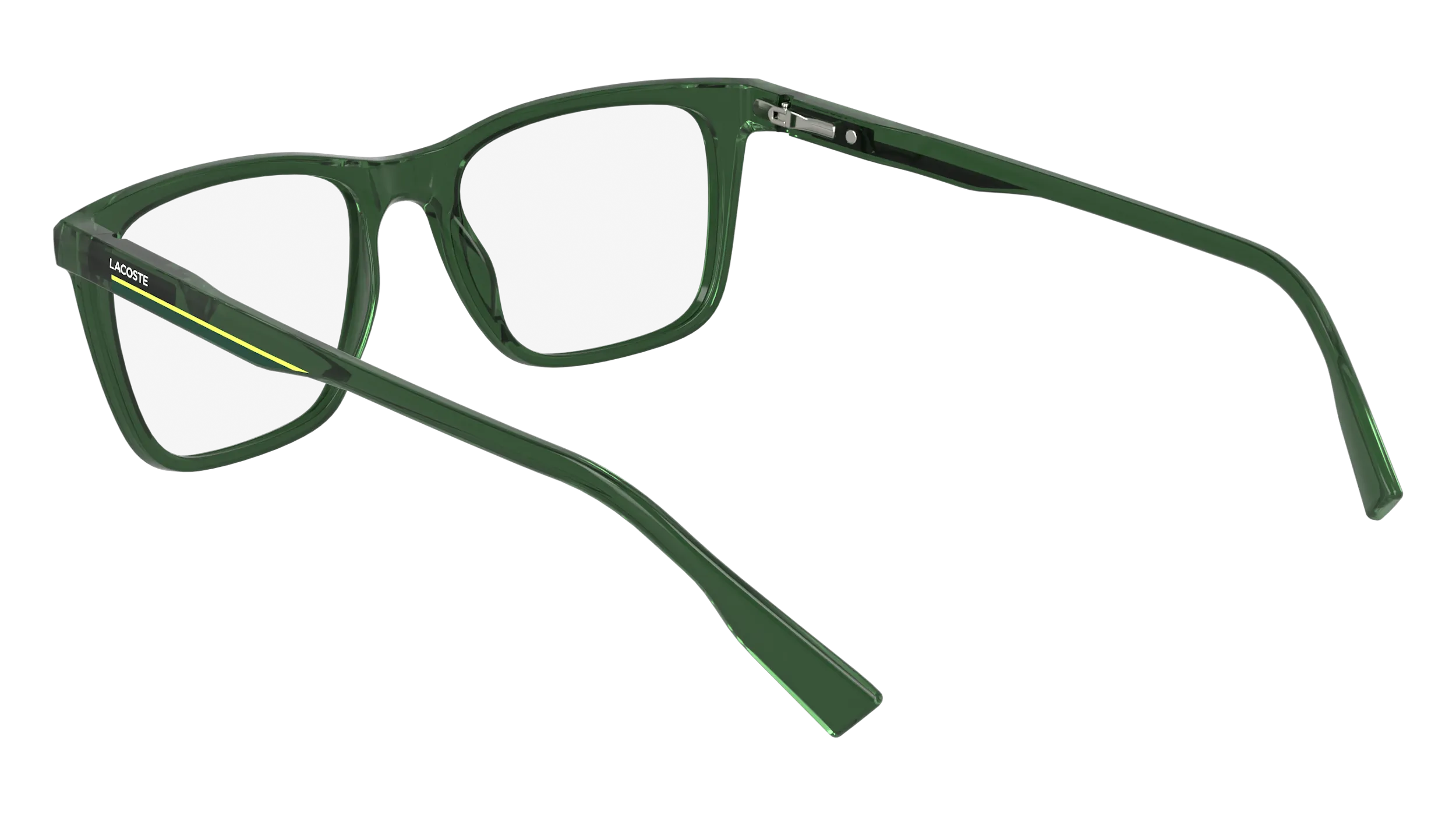 Lacoste L2960 301 Montature da vista Bio-iniettato Verde Squadrata Normale - immagine 3